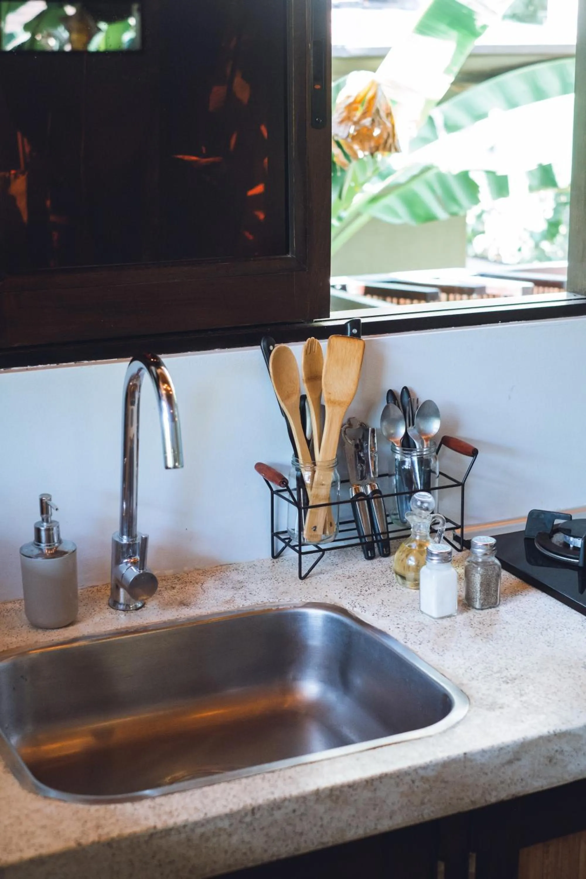 Kitchen or kitchenette in Lua Villas