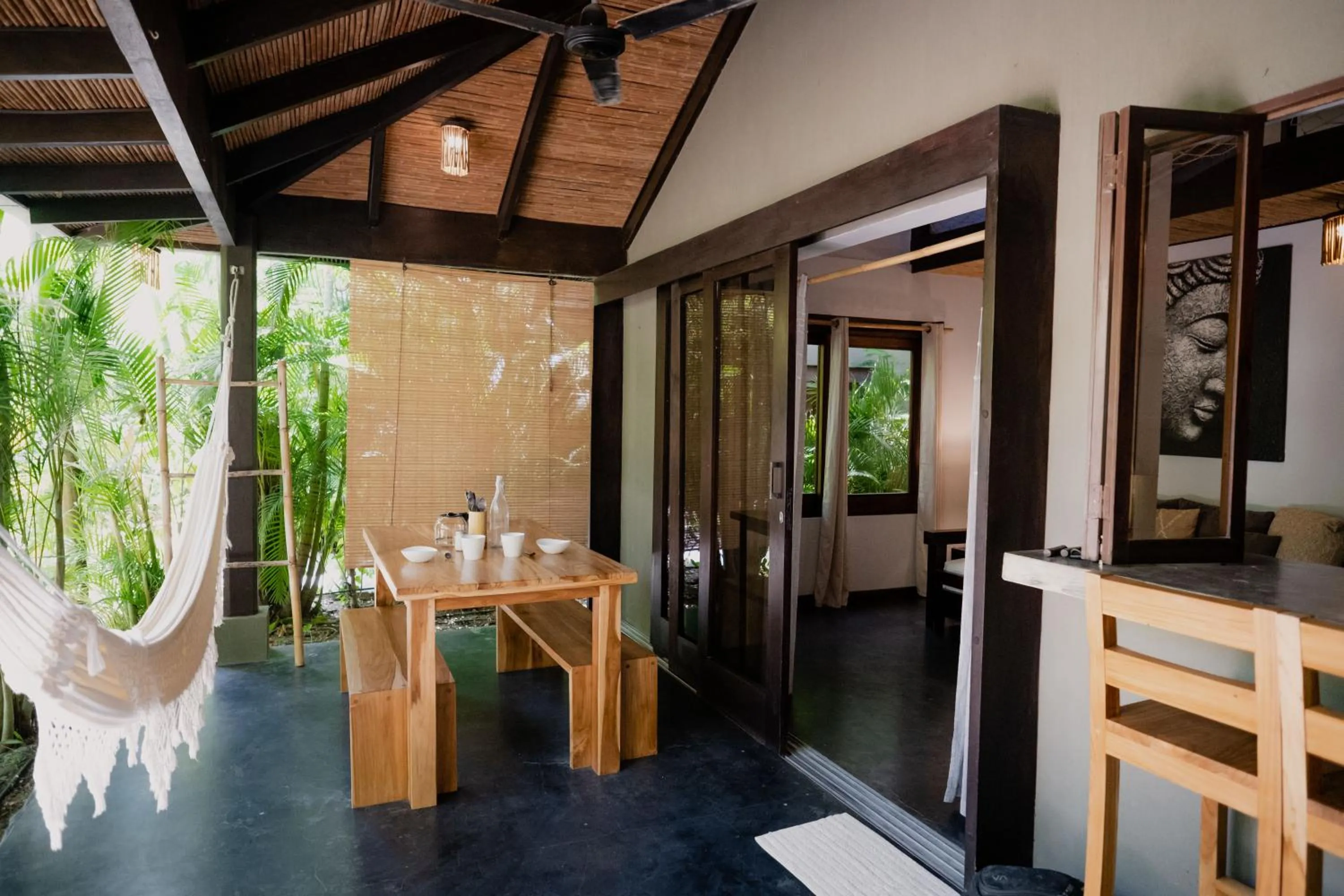 Seating area in Lua Villas