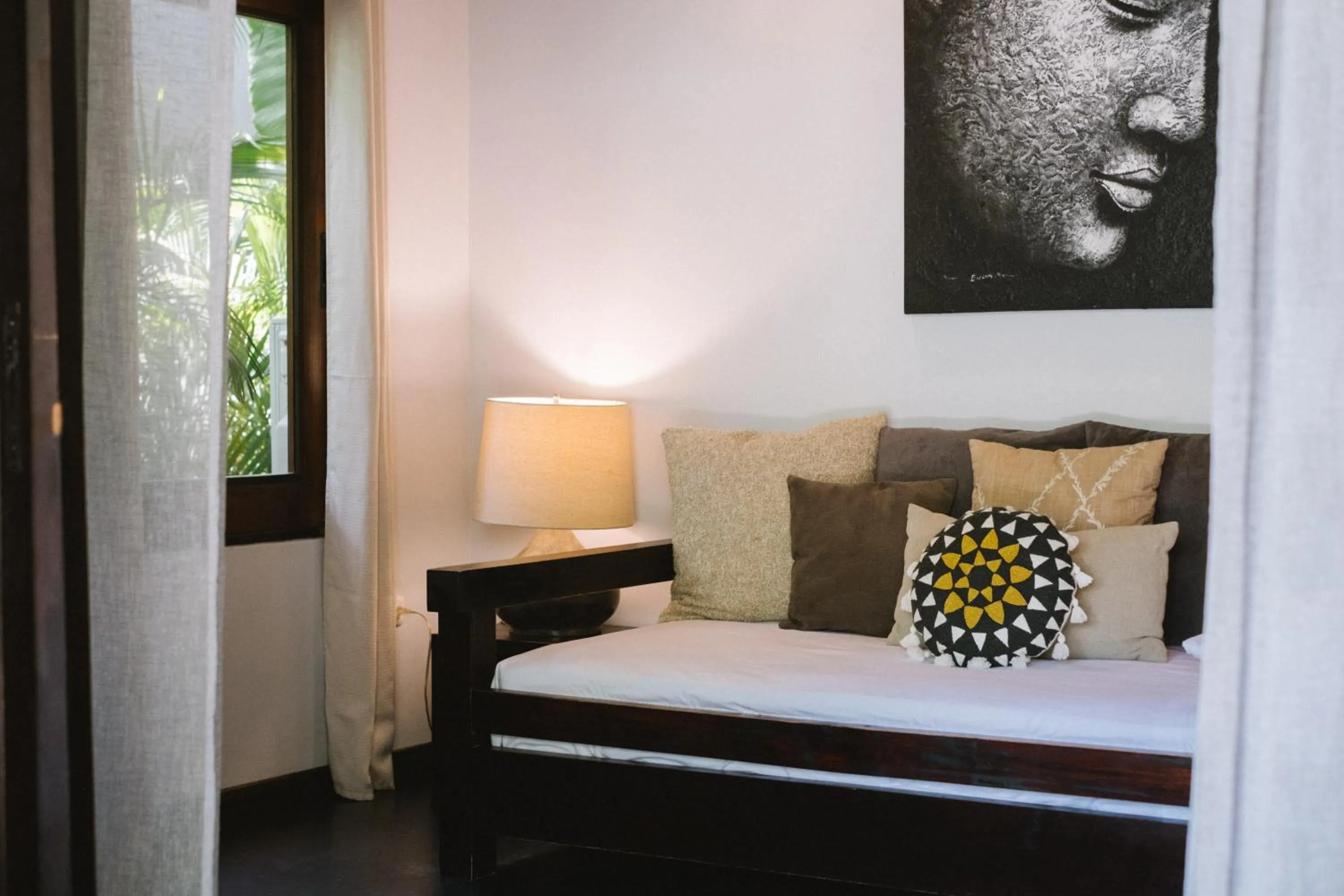 Seating area, Bed in Lua Villas