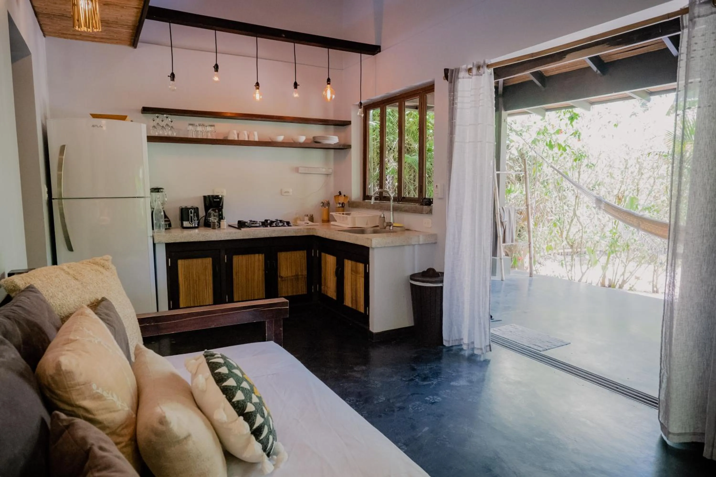 Kitchen or kitchenette in Lua Villas