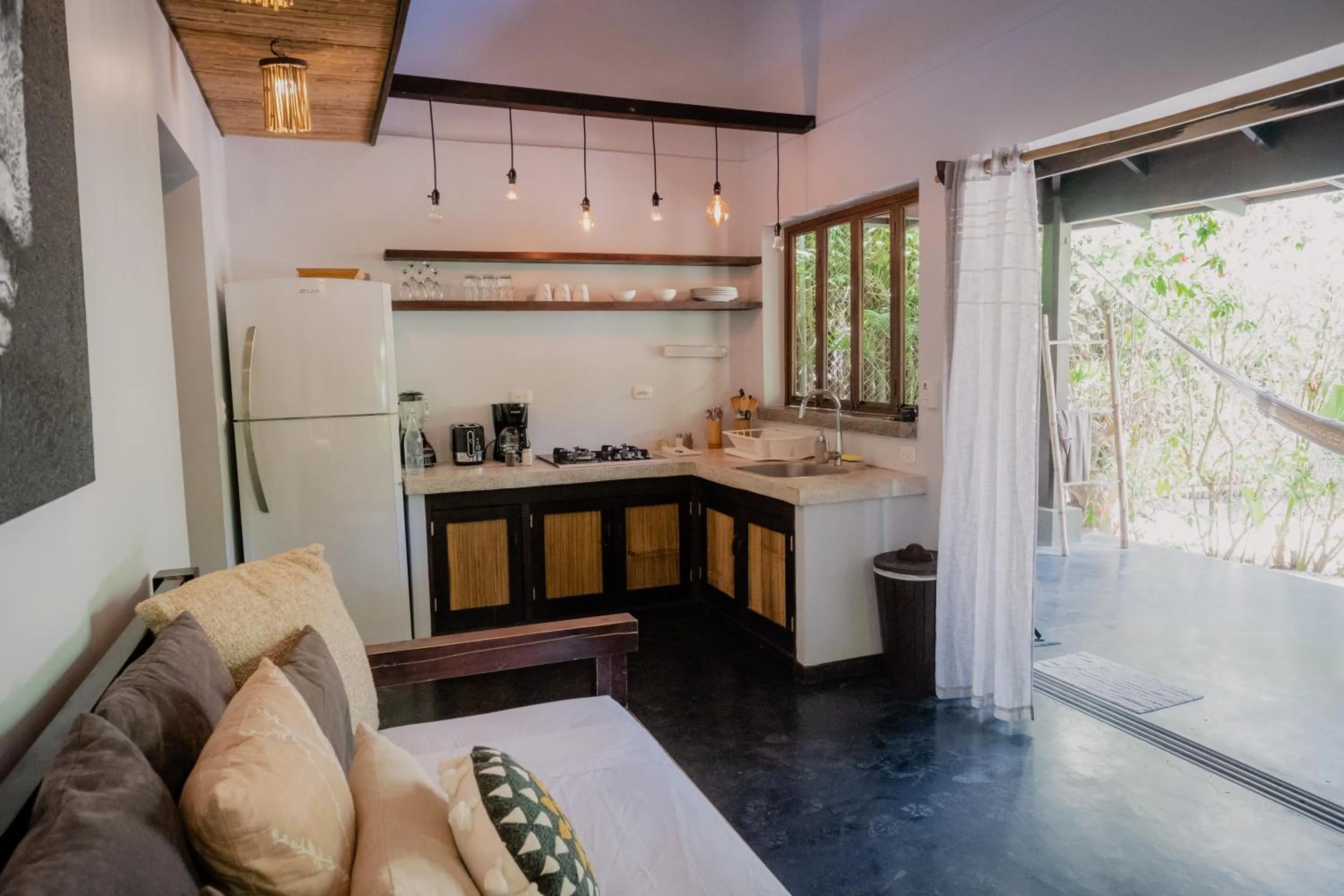 Kitchen or kitchenette in Lua Villas