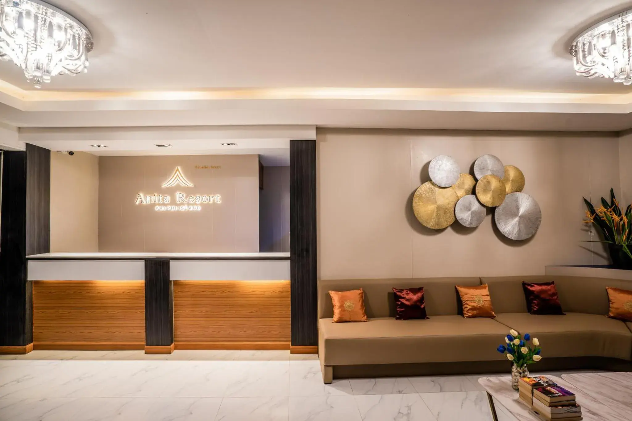 Lobby or reception in Phi Phi Anita Resort Lobby or reception in Phi Phi Anita Resort