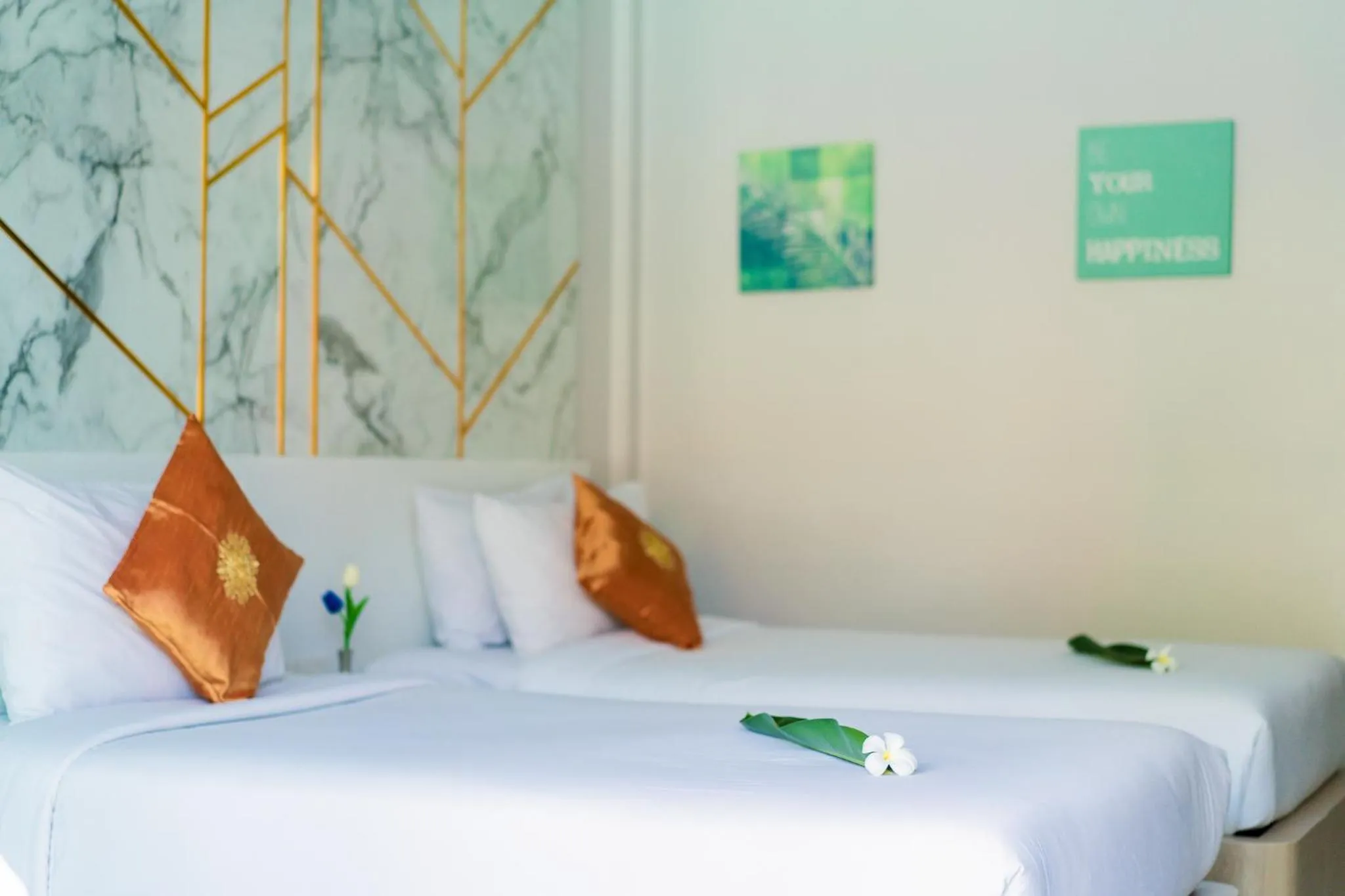 Bed in Phi Phi Anita Resort