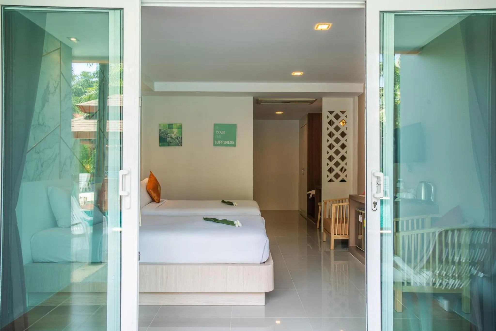 Bed in Phi Phi Anita Resort