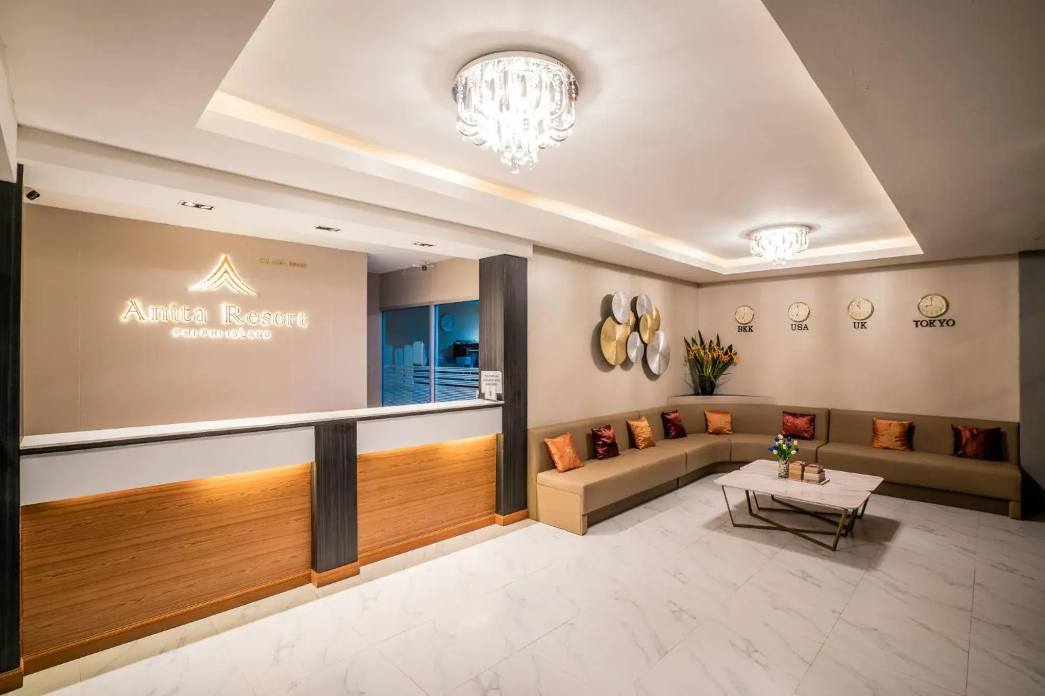 Lobby or reception, Bed in Phi Phi Anita Resort Lobby or reception, Bed in Phi Phi Anita Resort