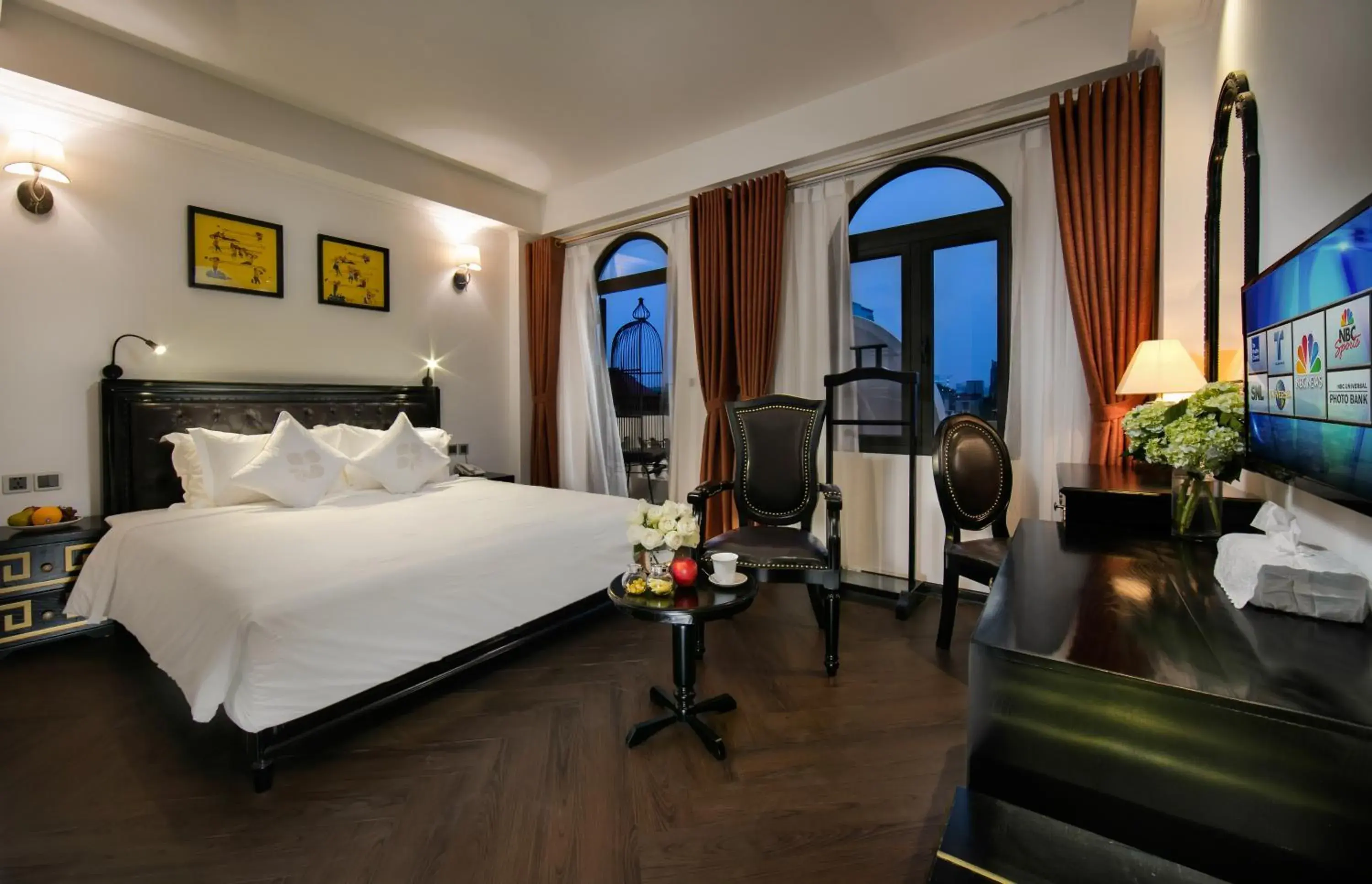 Winter, Bed in The Noble Swan Hotel & Spa Winter, Bed in The Noble Swan Hotel & Spa