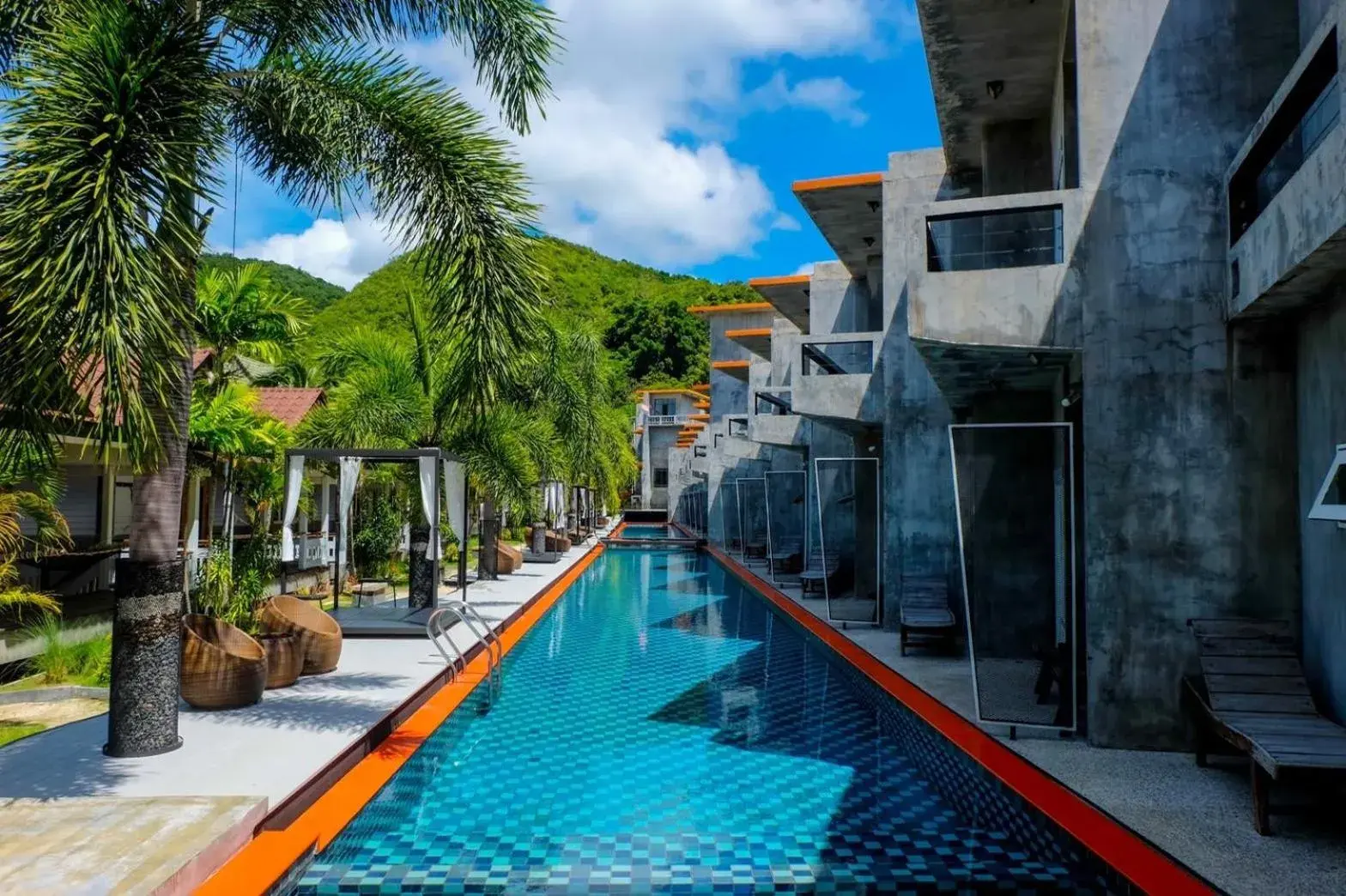 Swimming pool in See Through Resort Haad Yao Swimming pool in See Through Resort Haad Yao