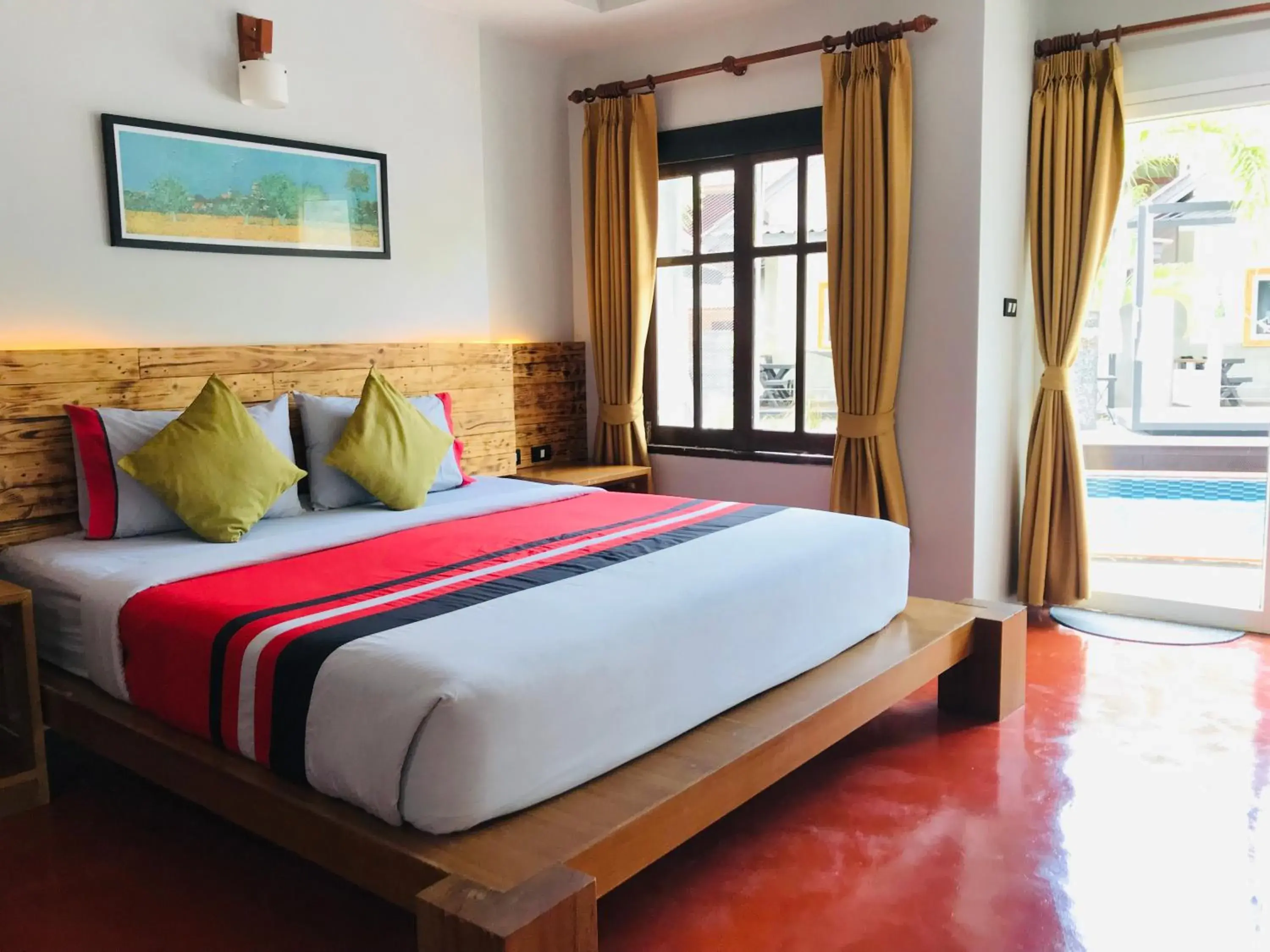 Bed in See Through Resort Haad Yao Bed in See Through Resort Haad Yao