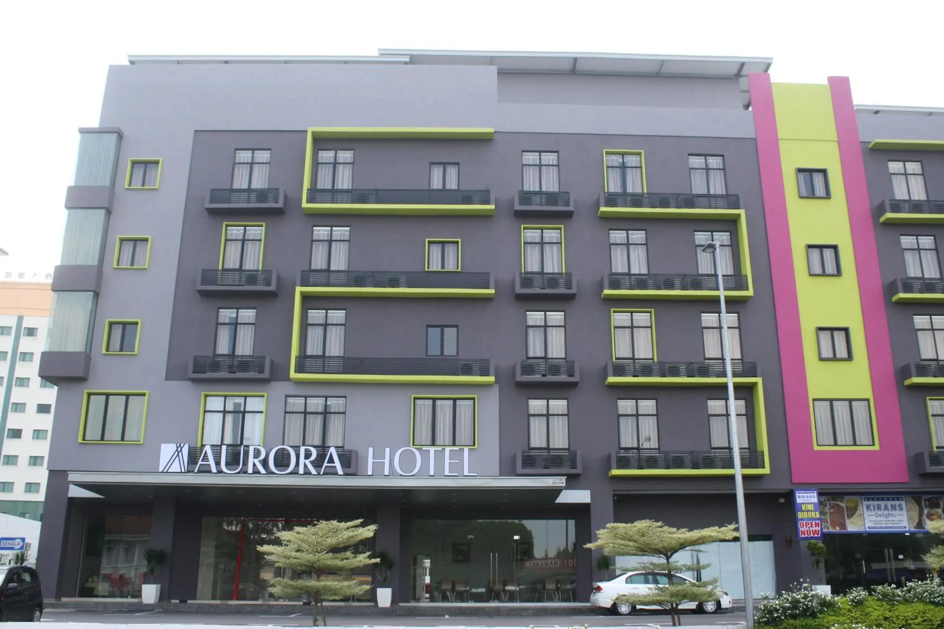 Facade/entrance in Aurora Hotel Facade/entrance in Aurora Hotel