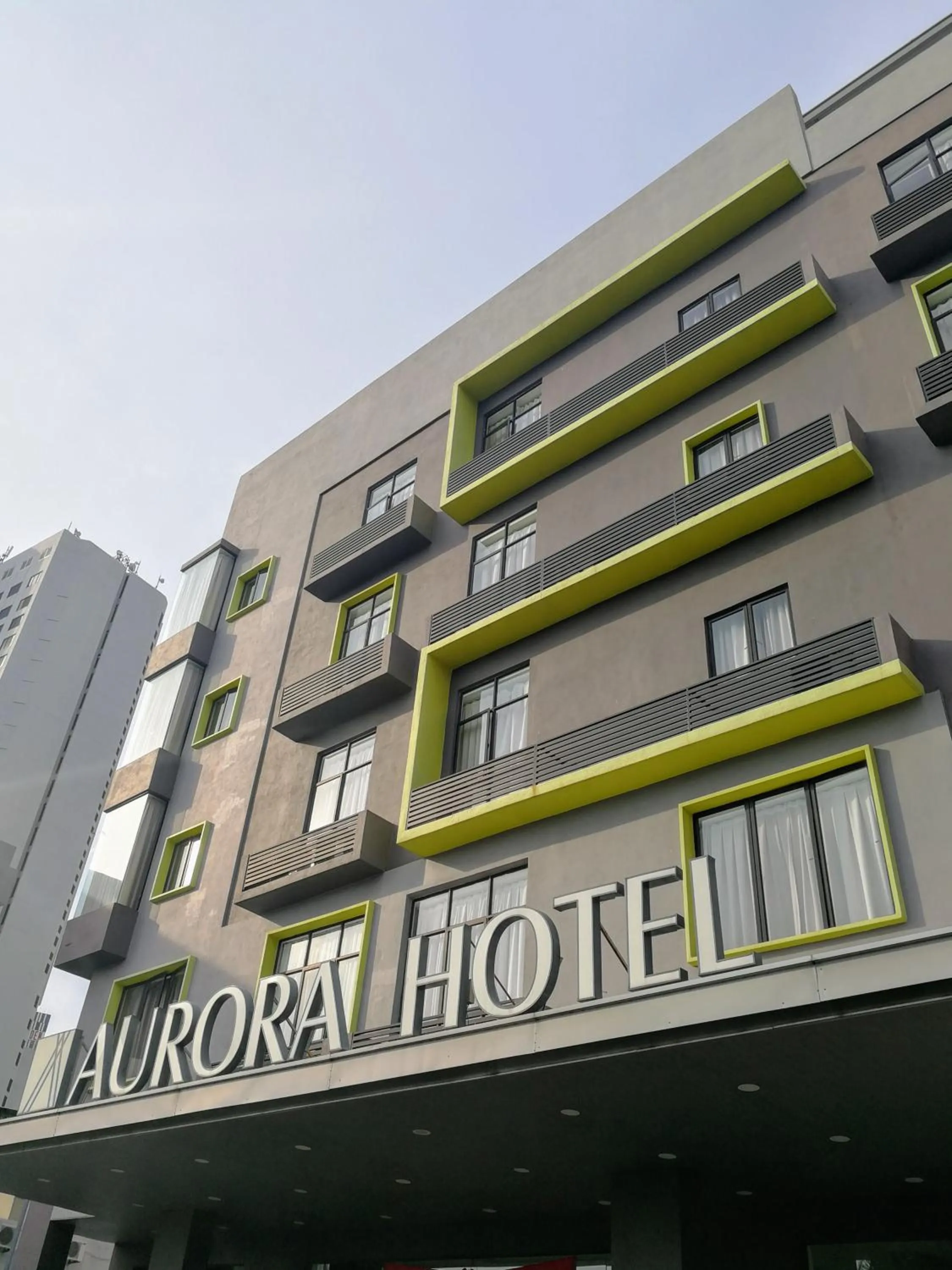 Facade/entrance in Aurora Hotel