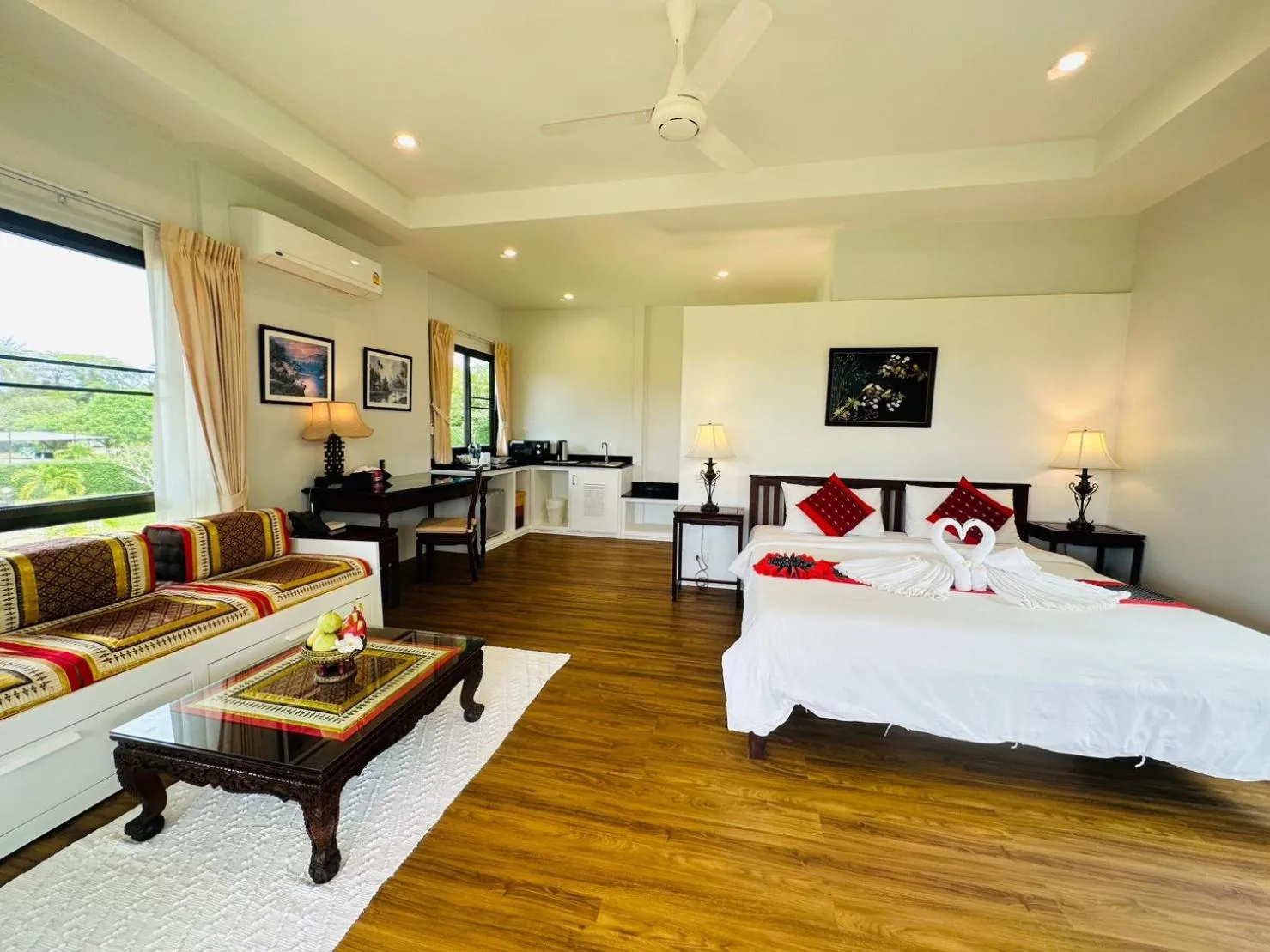Photo of the whole room, Bed in ThaiLife Wellness & Meditation Resort- SHA Plus