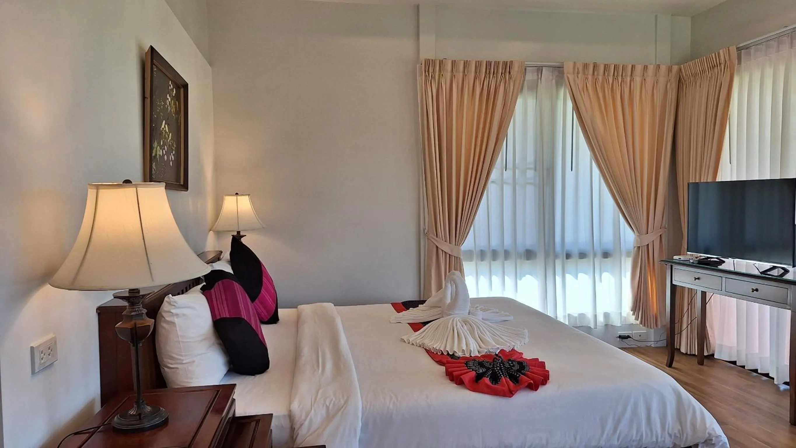 Bed in ThaiLife Wellness & Meditation Resort- SHA Plus