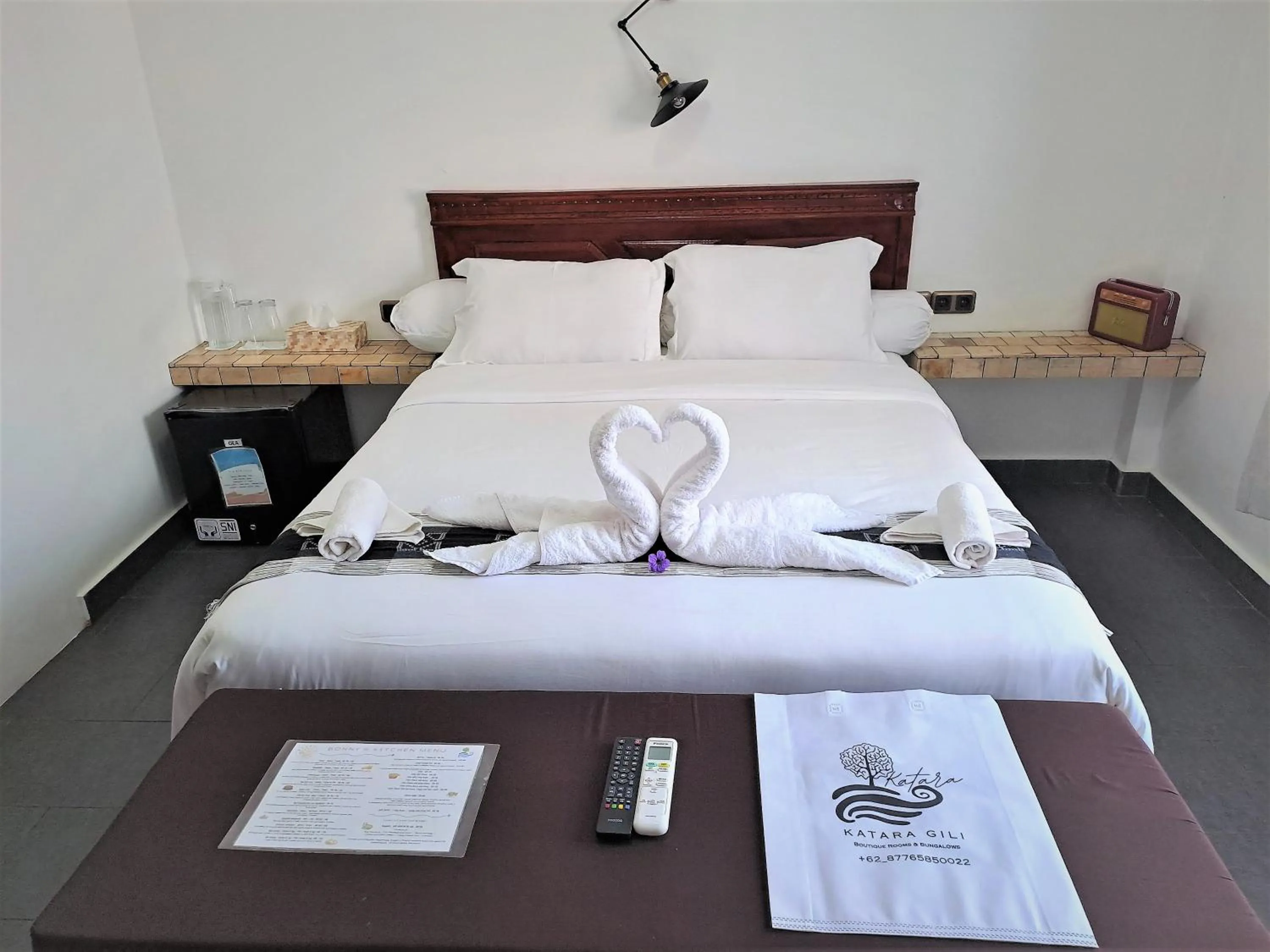 Bed in Katara Gili, Boutique Rooms and Bungalows