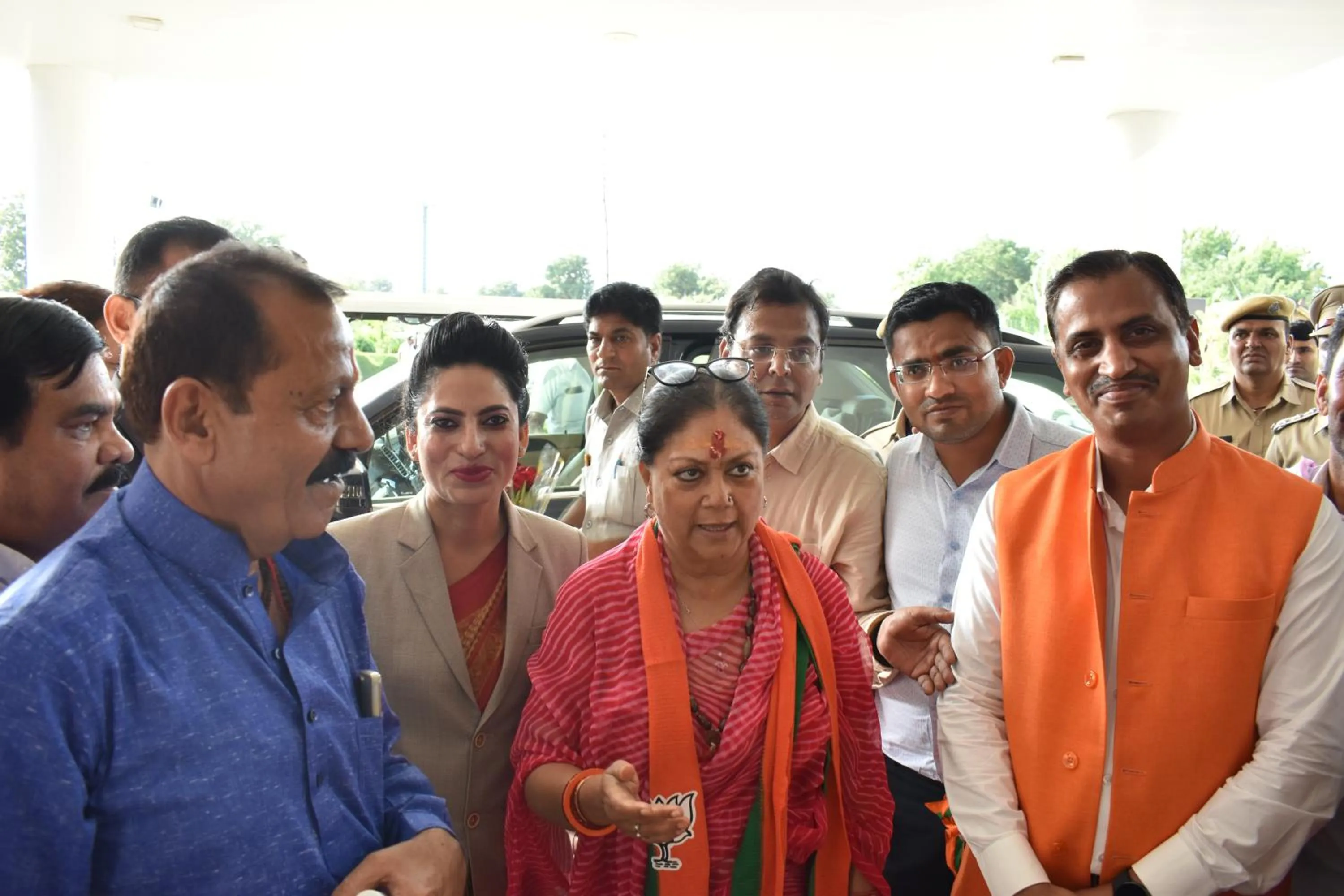 group of guests in Sun Hotel and Resort, Mount Abu