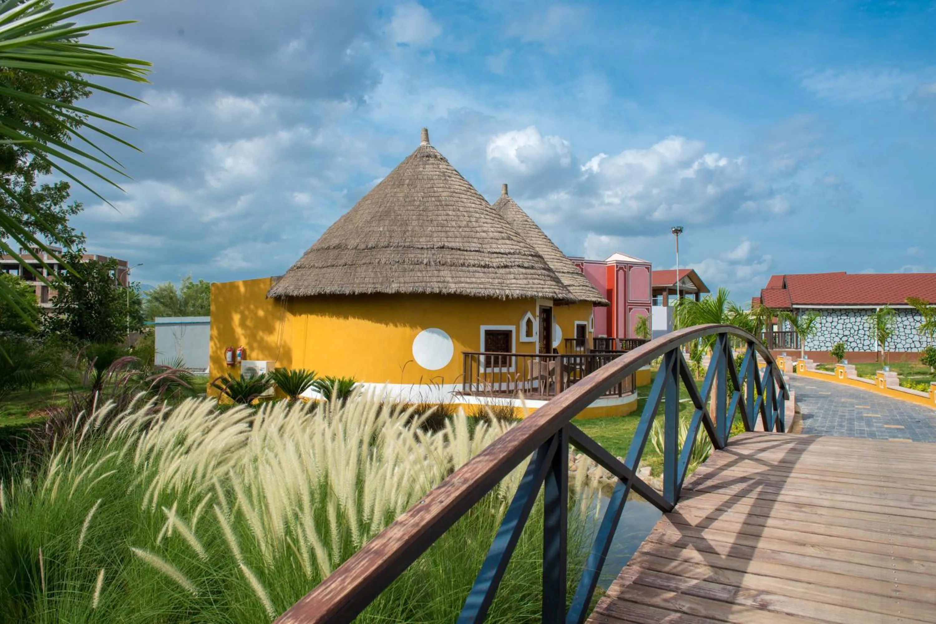 Garden view in Sun Hotel and Resort, Mount Abu