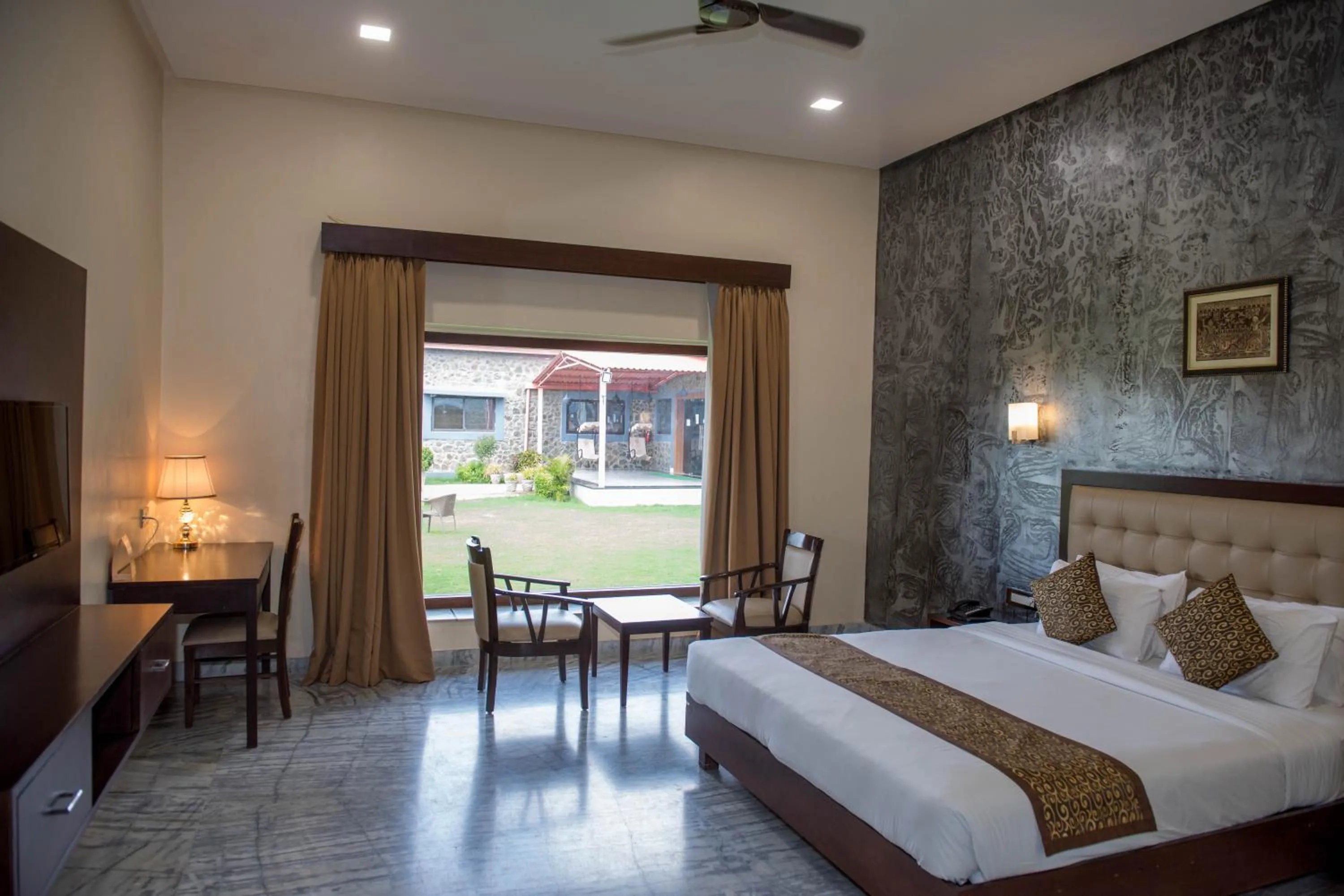 Photo of the whole room, Bed in Sun Hotel and Resort, Mount Abu