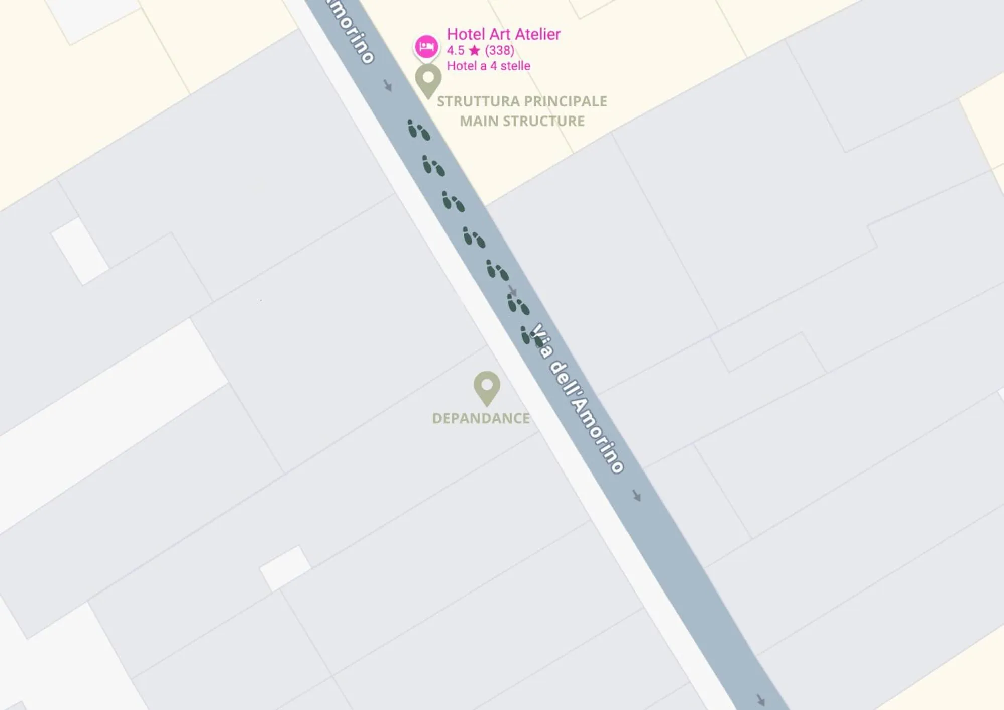 Street view in Hotel Art Atelier - Place of Charme