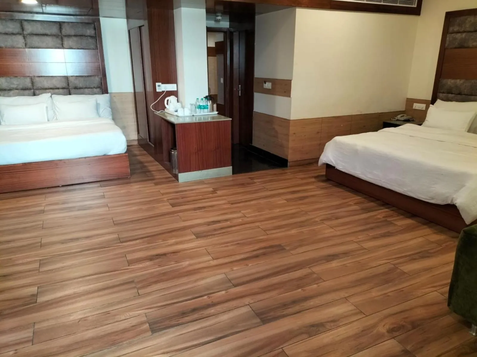 Bed in Hotel Ambica Katra