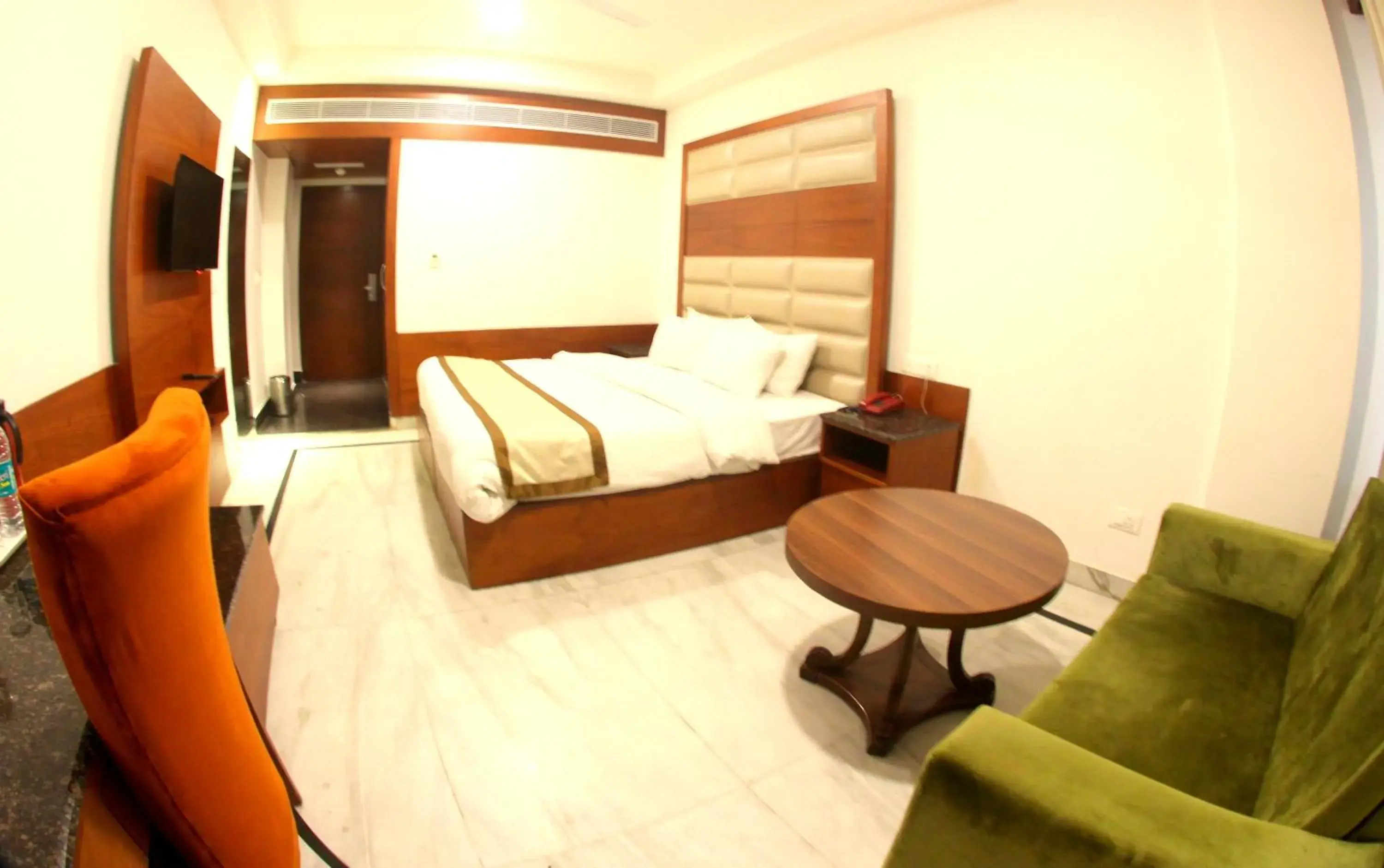 Bed in Hotel Ambica Katra Bed in Hotel Ambica Katra