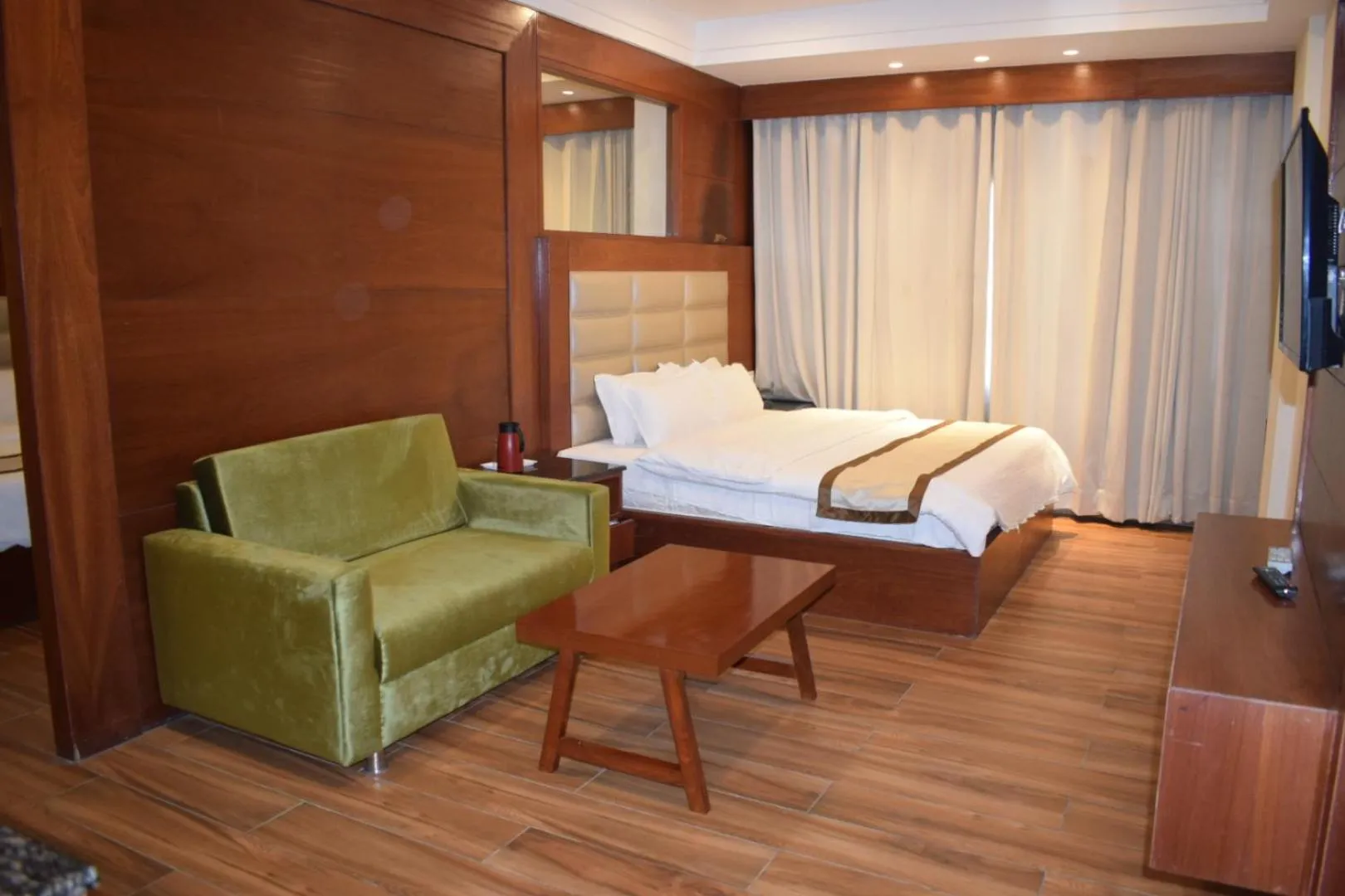 Bedroom, Bed in Hotel Ambica Katra