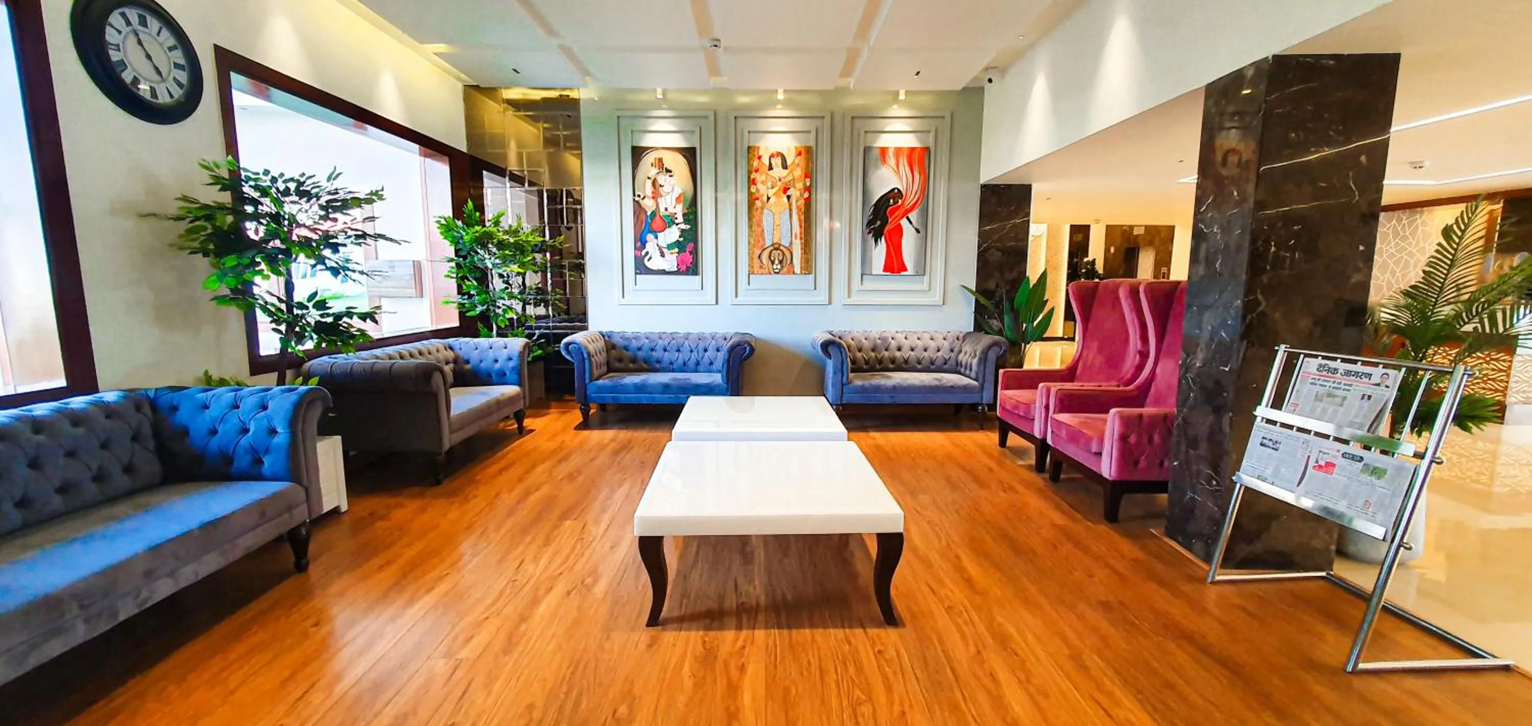 Lobby or reception in Hotel Ambica Katra