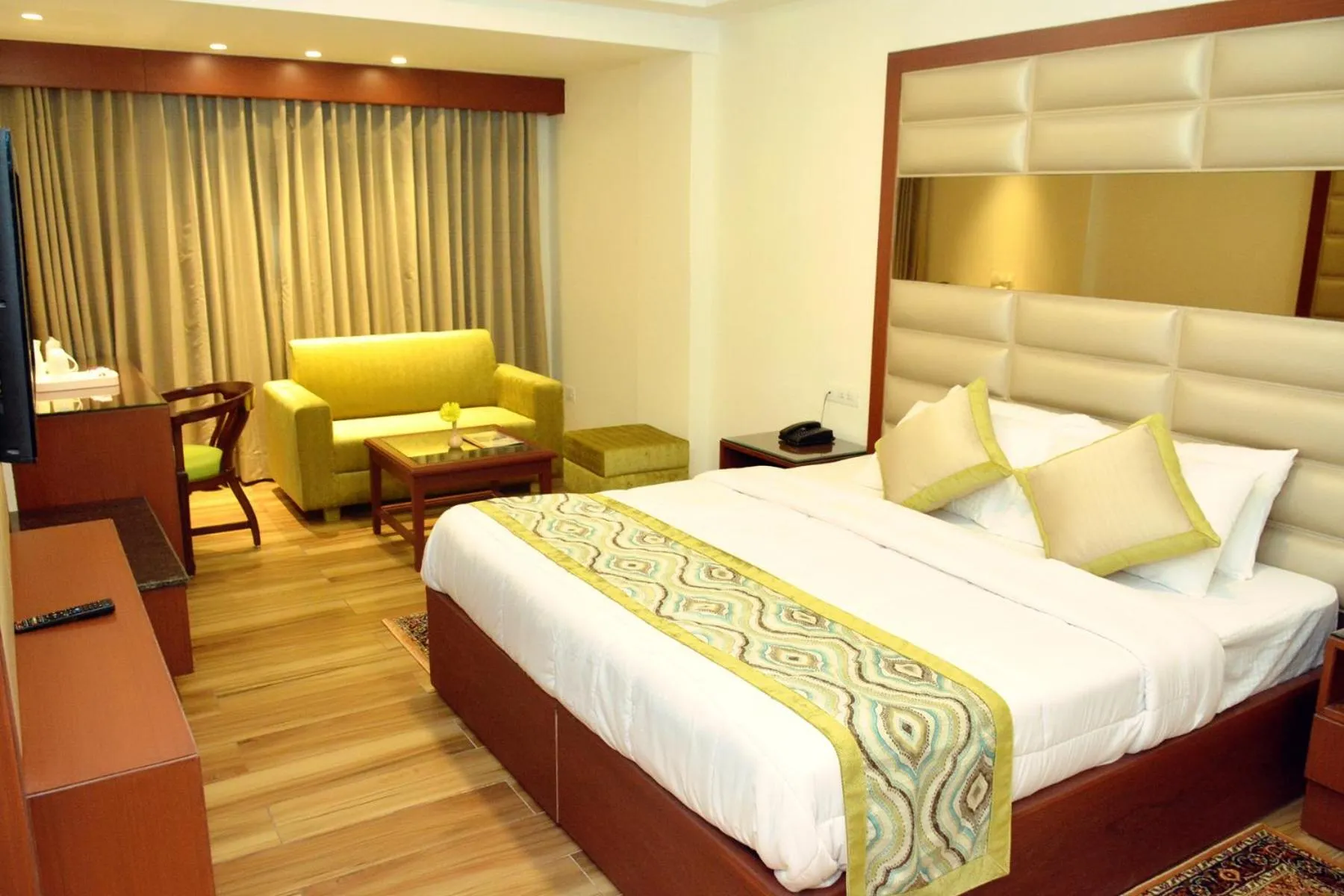 Photo of the whole room, Bed in Hotel Ambica Katra