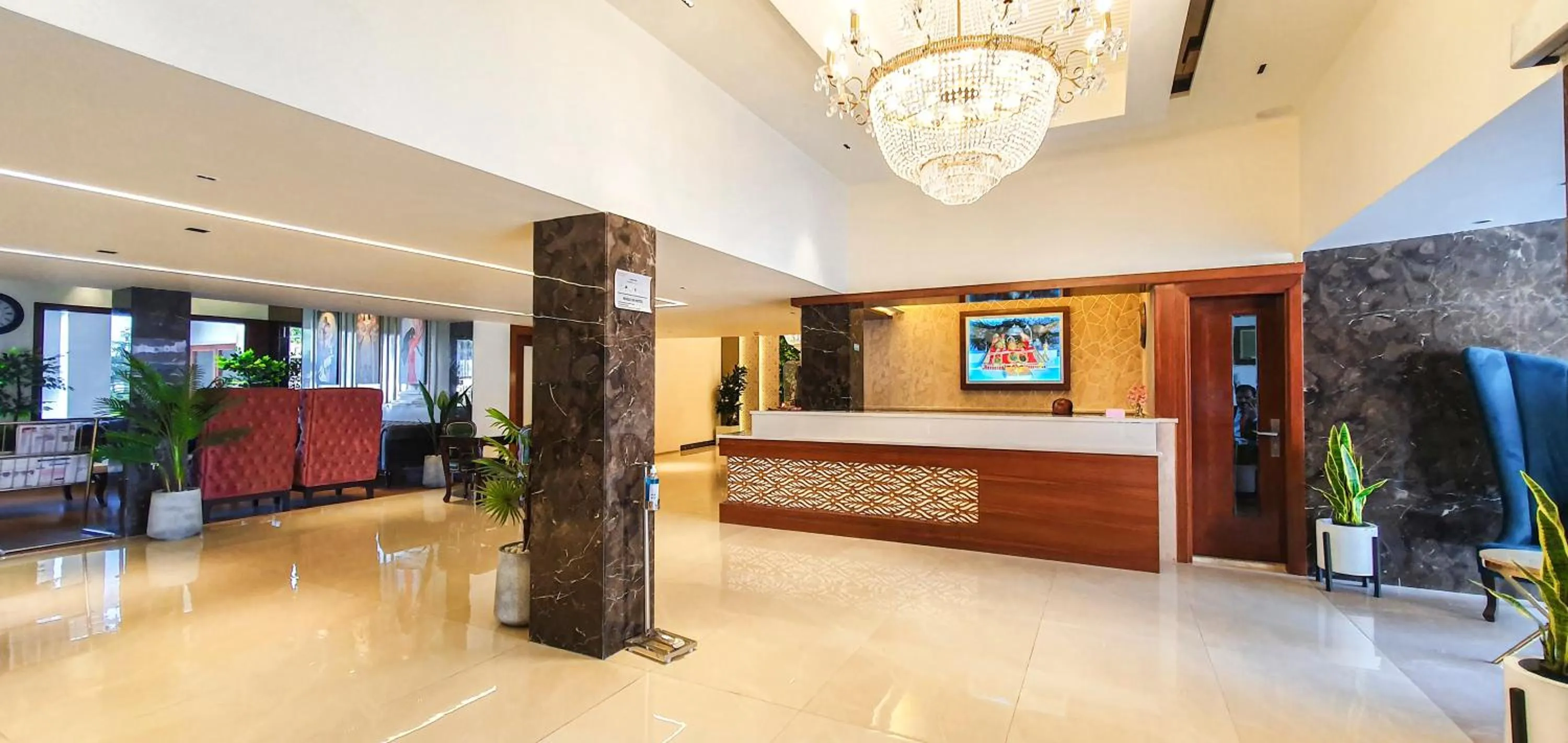 Lobby or reception in Hotel Ambica Katra