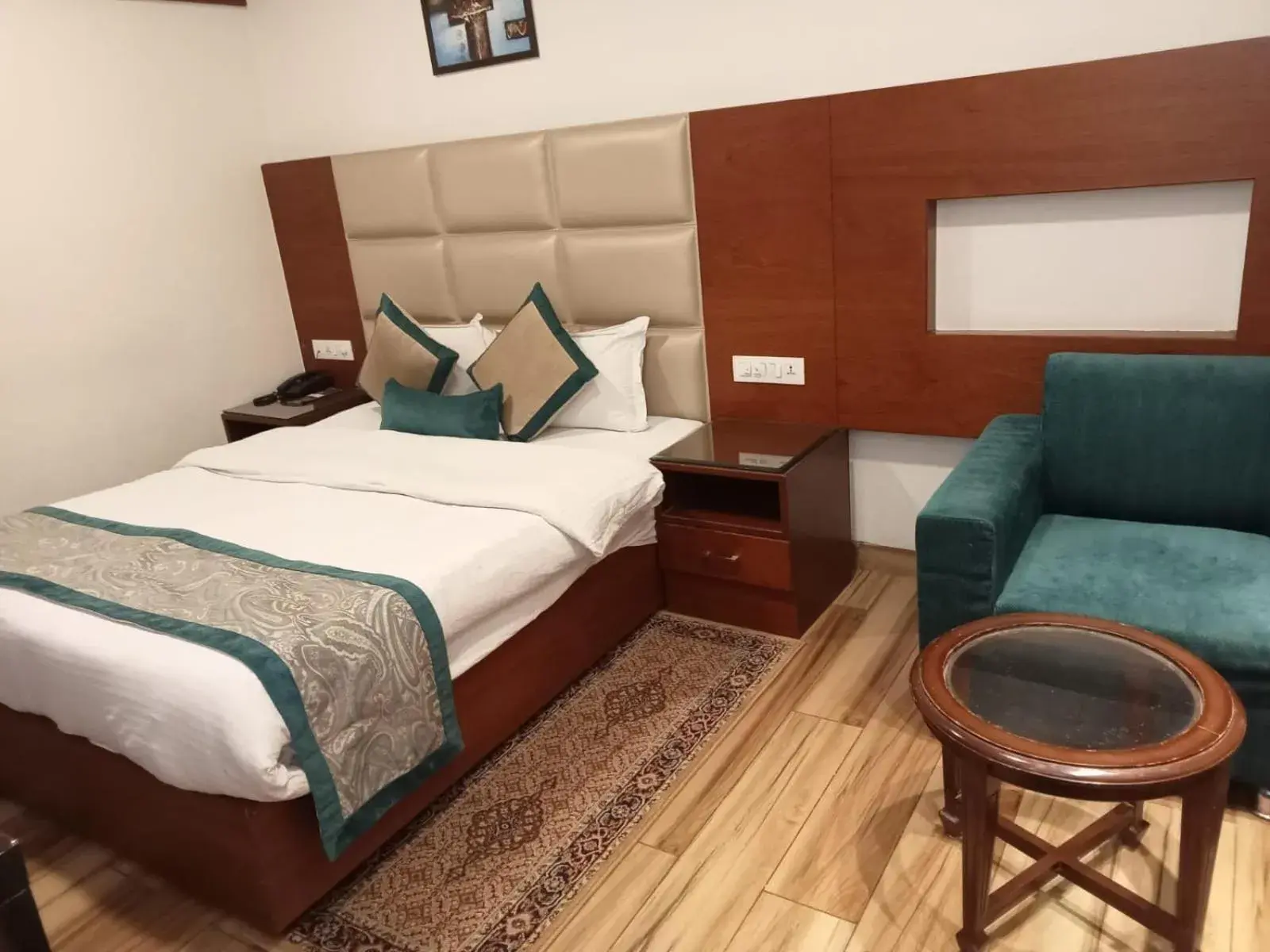 Bed in Hotel Ambica Katra Bed in Hotel Ambica Katra