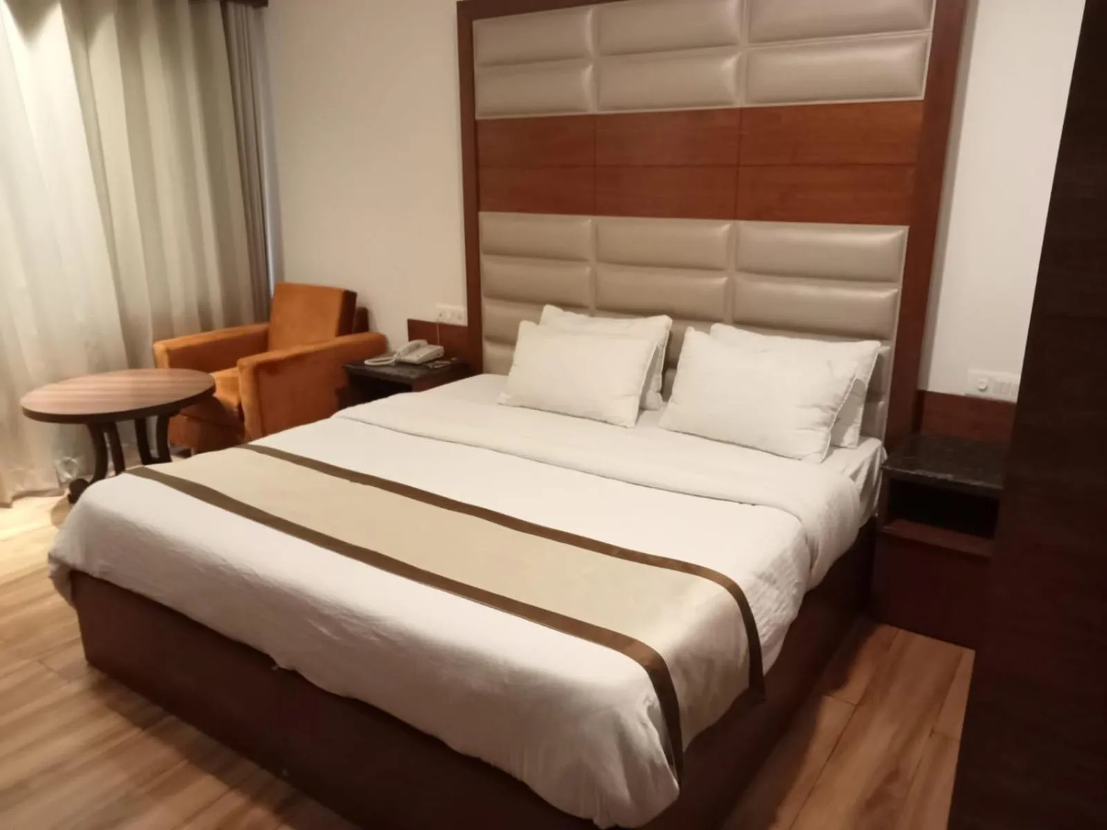 Bed in Hotel Ambica Katra