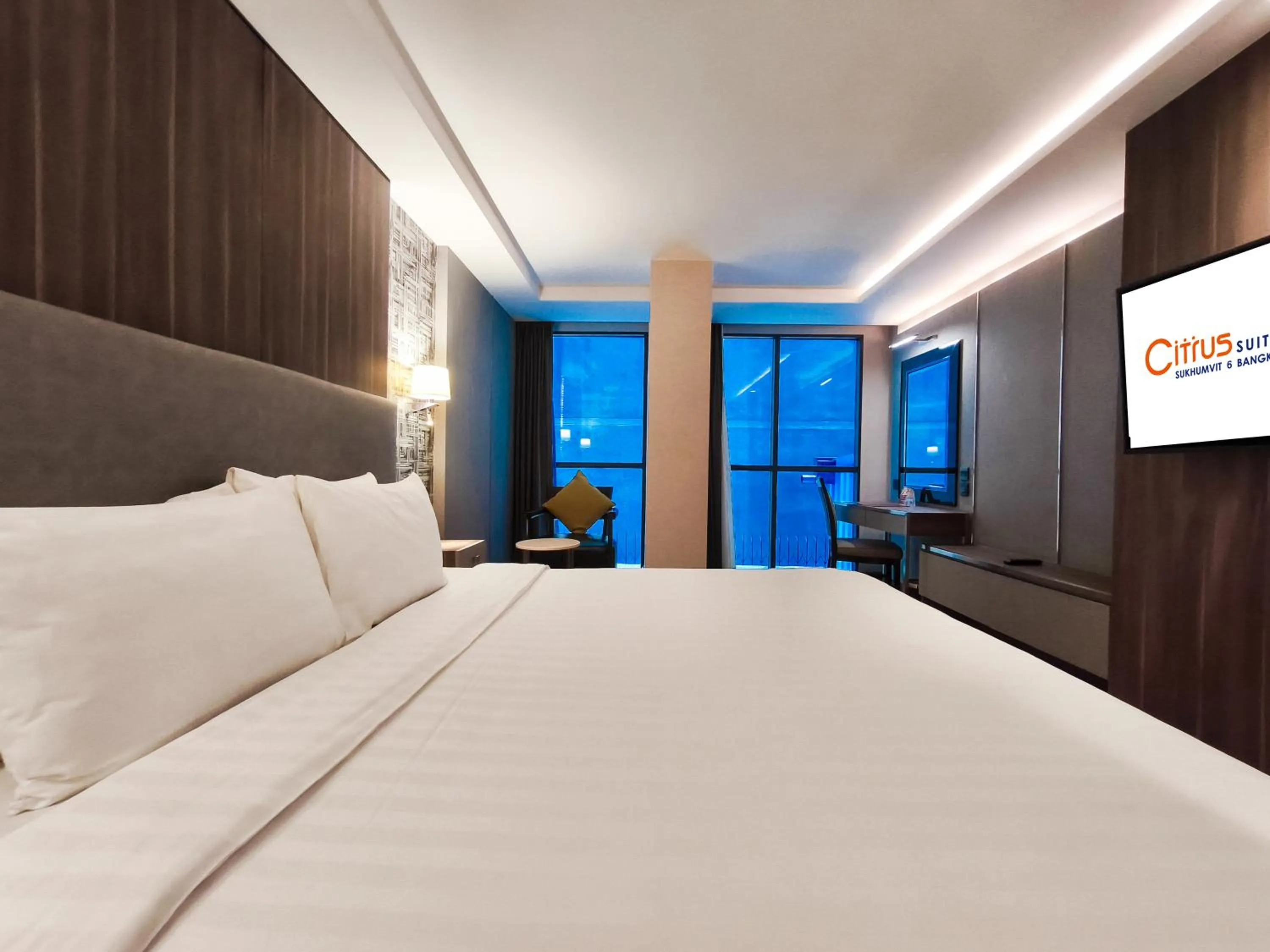 Bed in Citrus Suites Sukhumvit 6 by Compass Hospitality