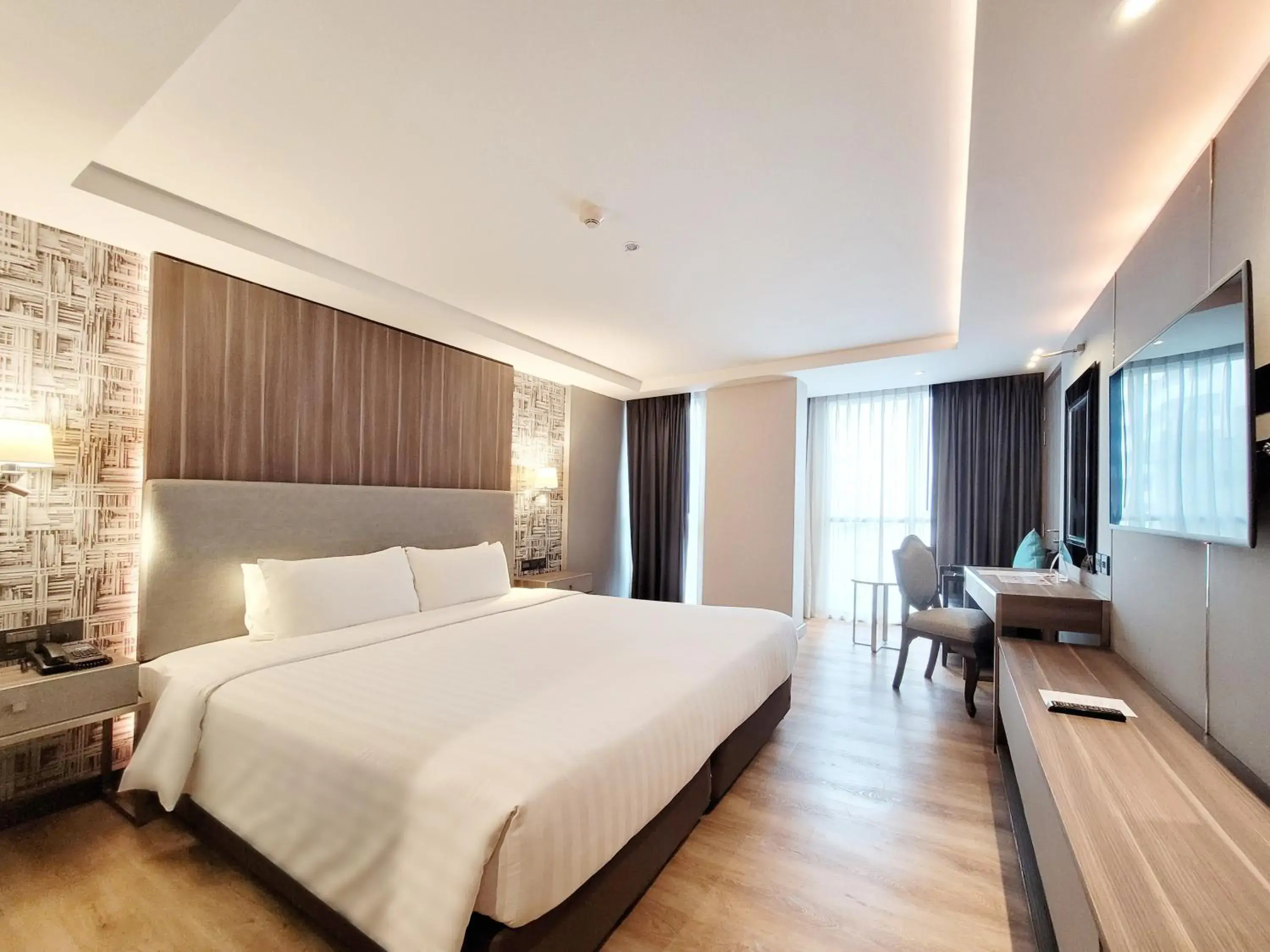 Bed in Citrus Suites Sukhumvit 6 by Compass Hospitality Bed in Citrus Suites Sukhumvit 6 by Compass Hospitality