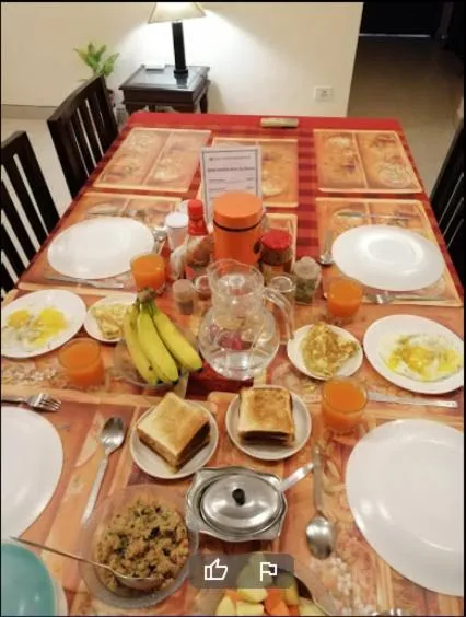 Breakfast in Red Arrow Residency