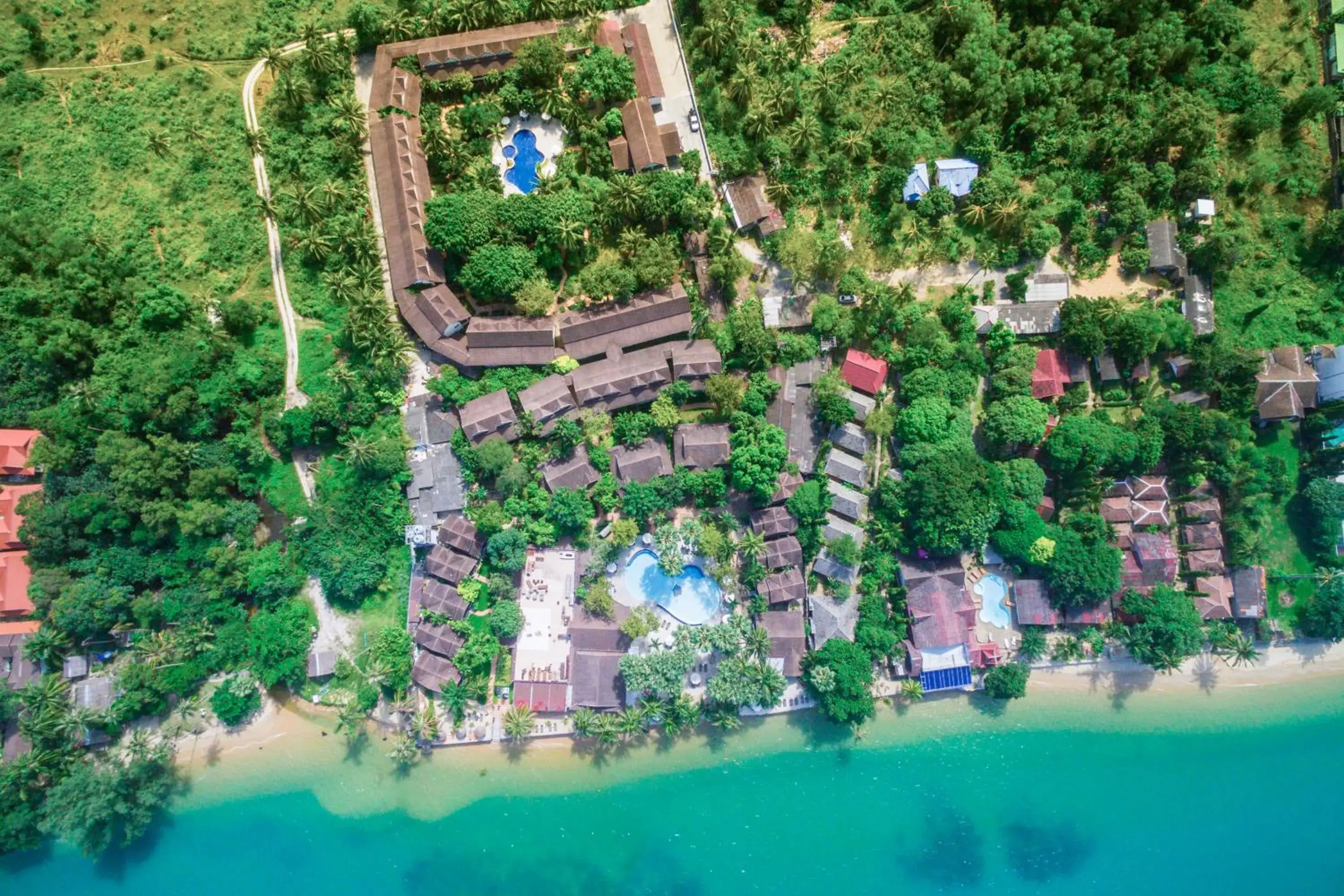 Bird's eye view in Paradise Beach Resort, Koh Samui - SHA Extra Plus Bird's eye view in Paradise Beach Resort, Koh Samui - SHA Extra Plus