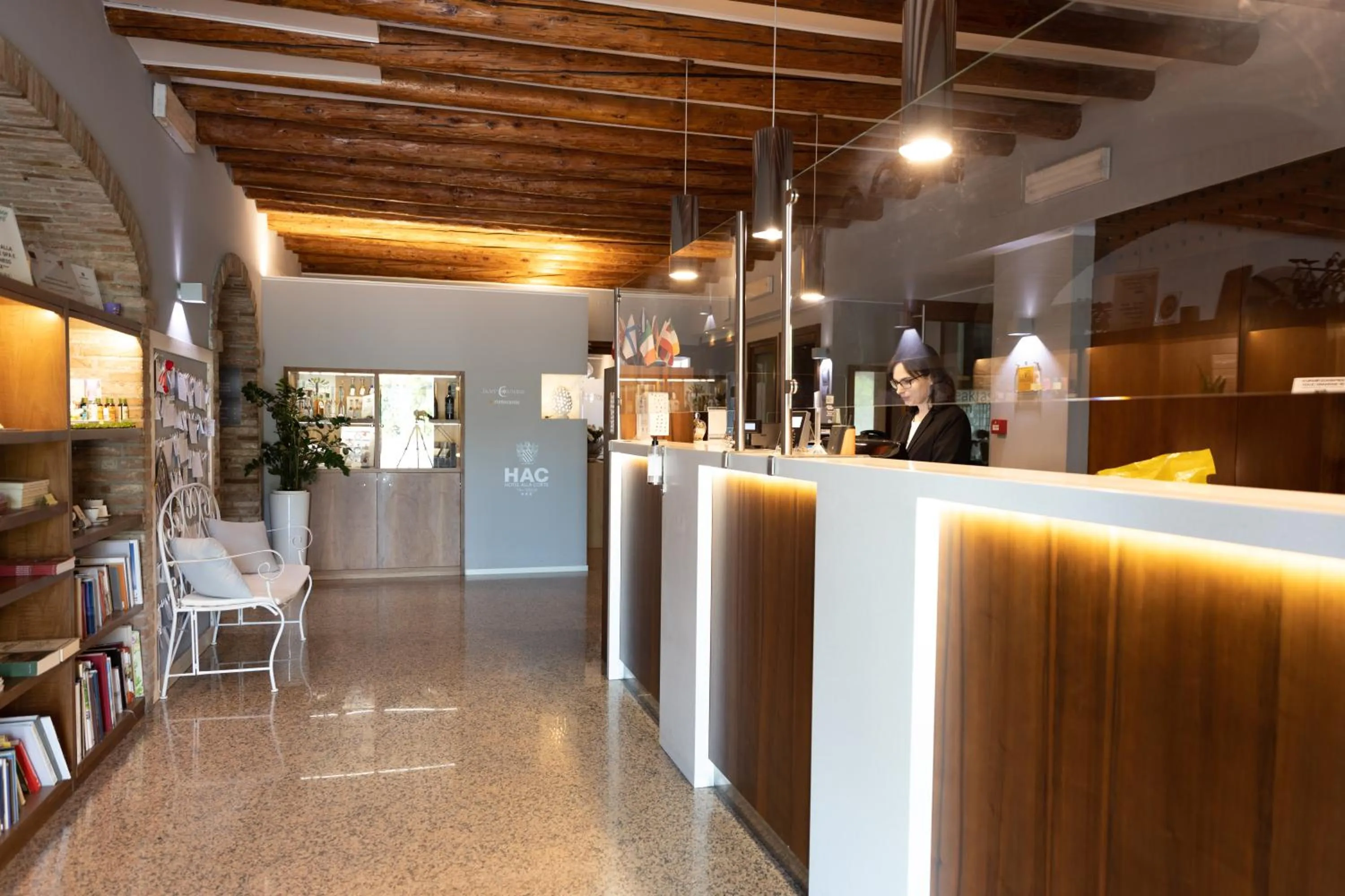 Lobby or reception in Hotel Alla Corte SPA & Wellness Relax