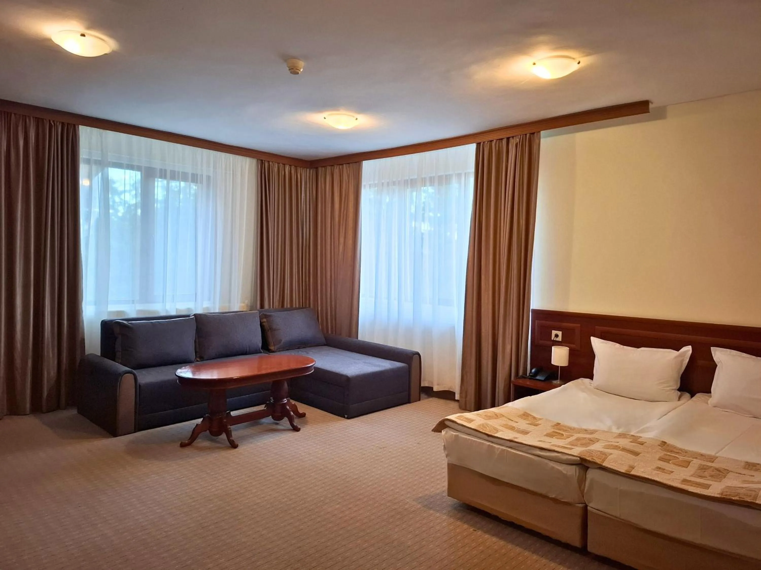 Living room, Bed in Elina Hotel