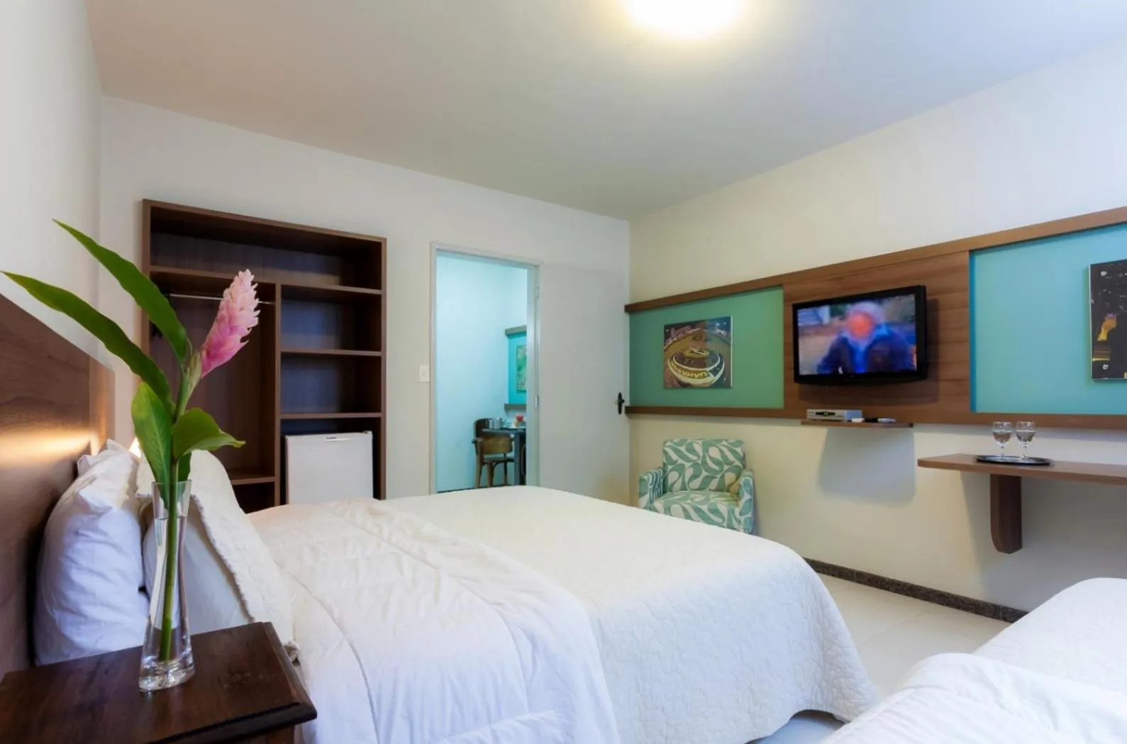 Bed in Hotel Tavares Correia