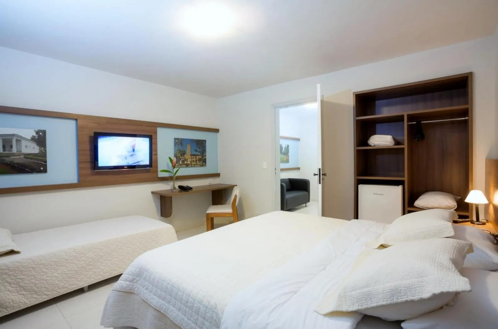 Bed in Hotel Tavares Correia