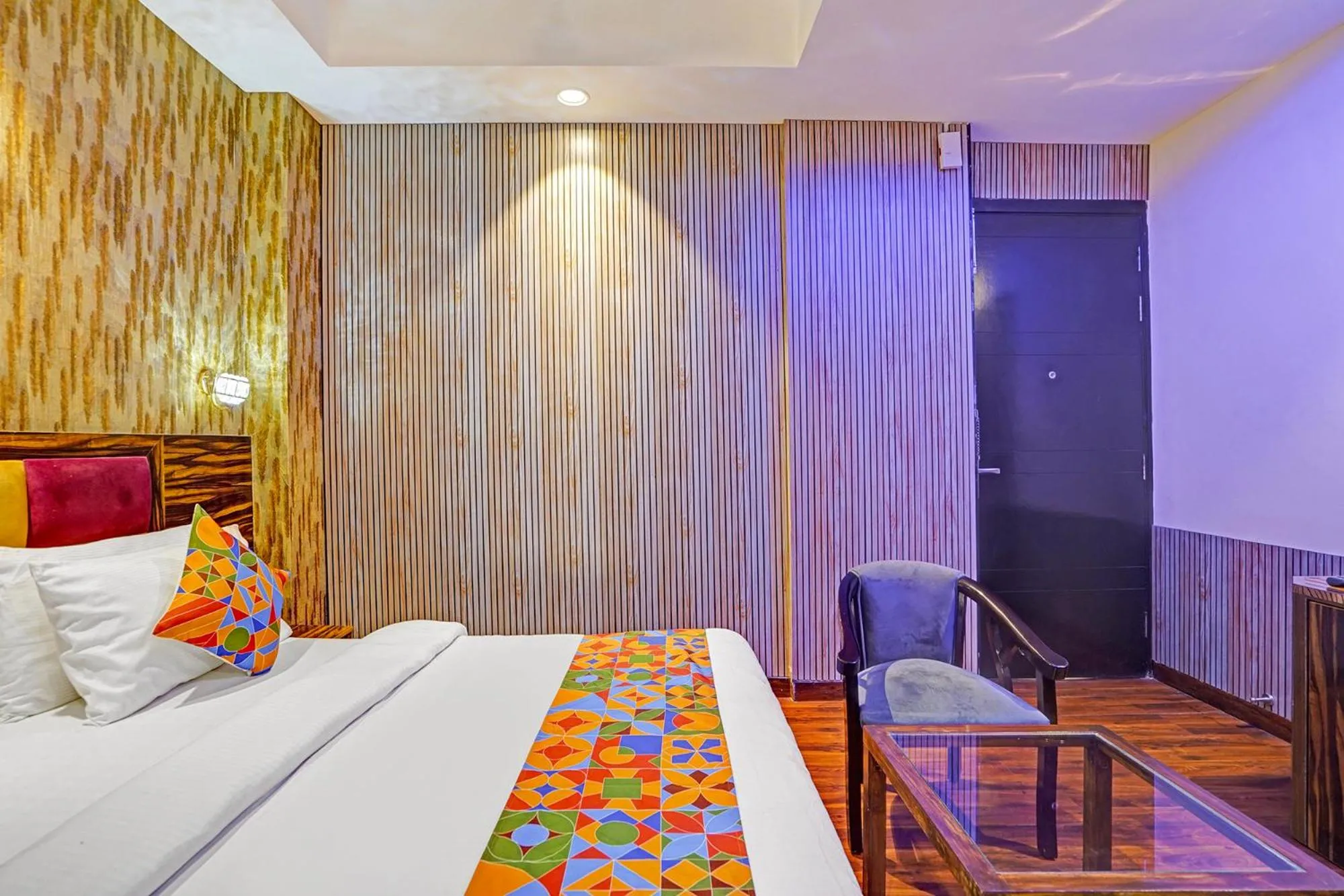 Bed in FabHotel Galaxy - Nr Patel Nagar Metro