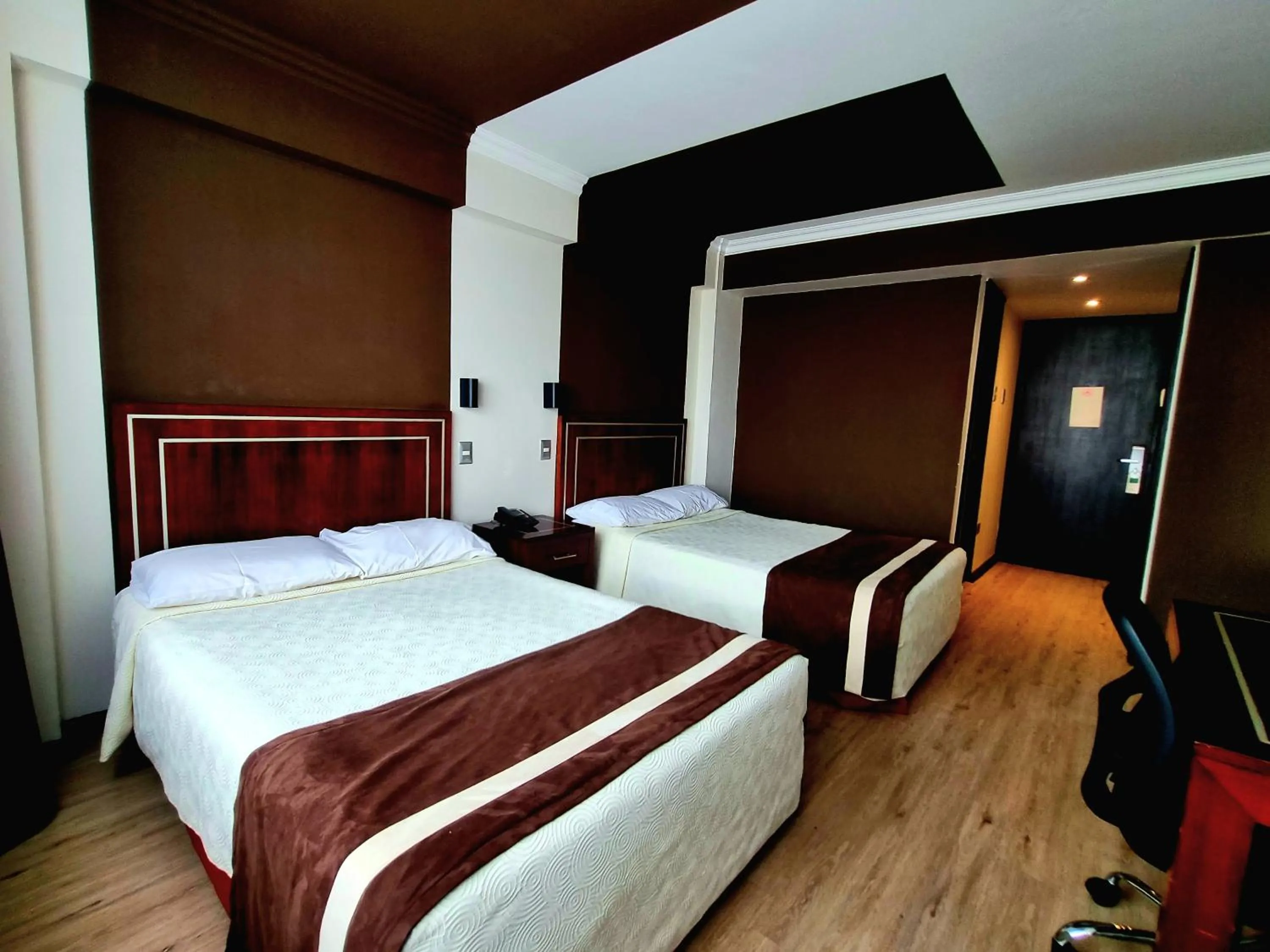 Bed in Hotel El Araucano