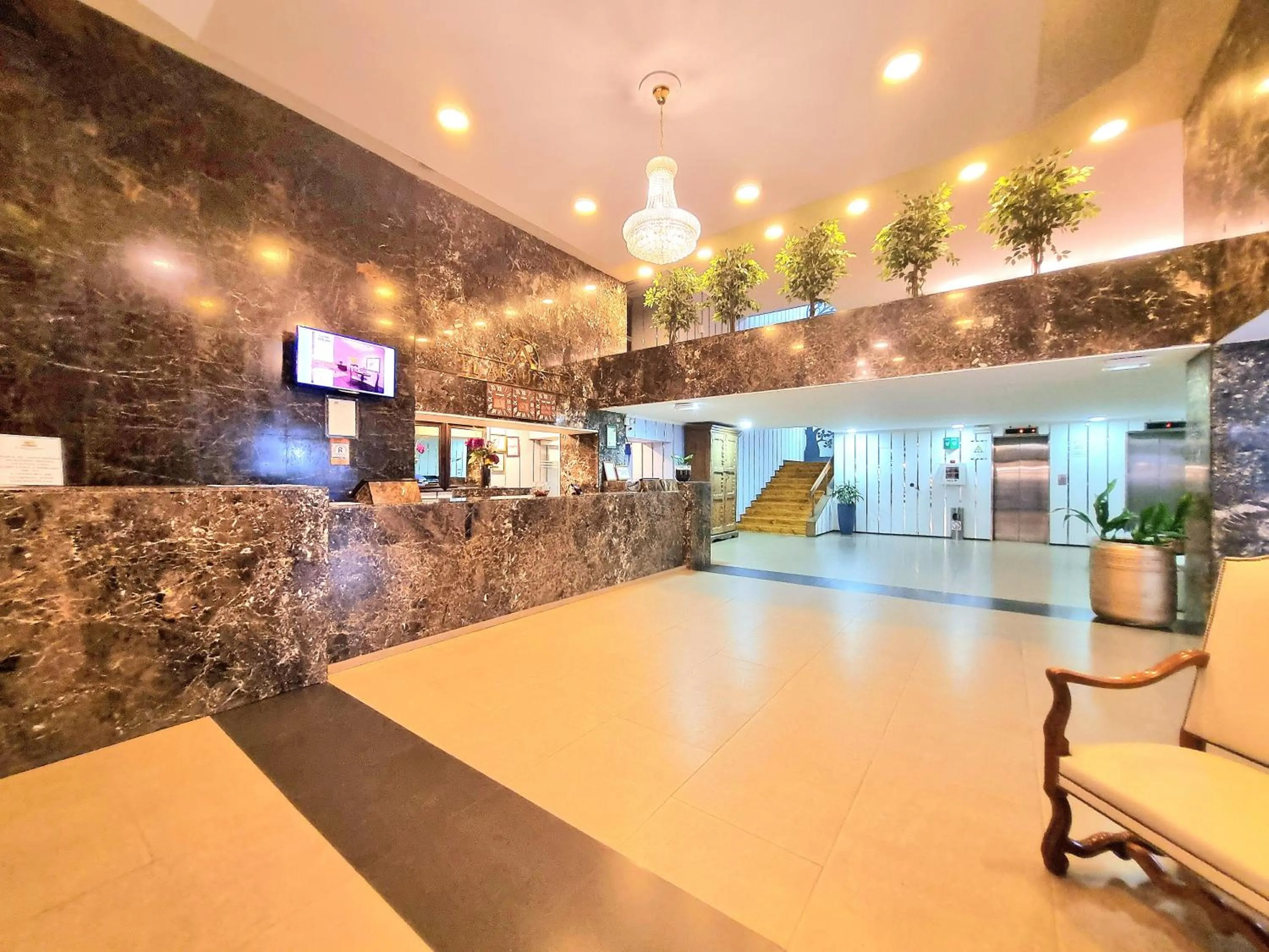 Lobby or reception in Hotel El Araucano