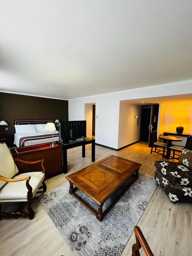 Bed in Hotel El Araucano