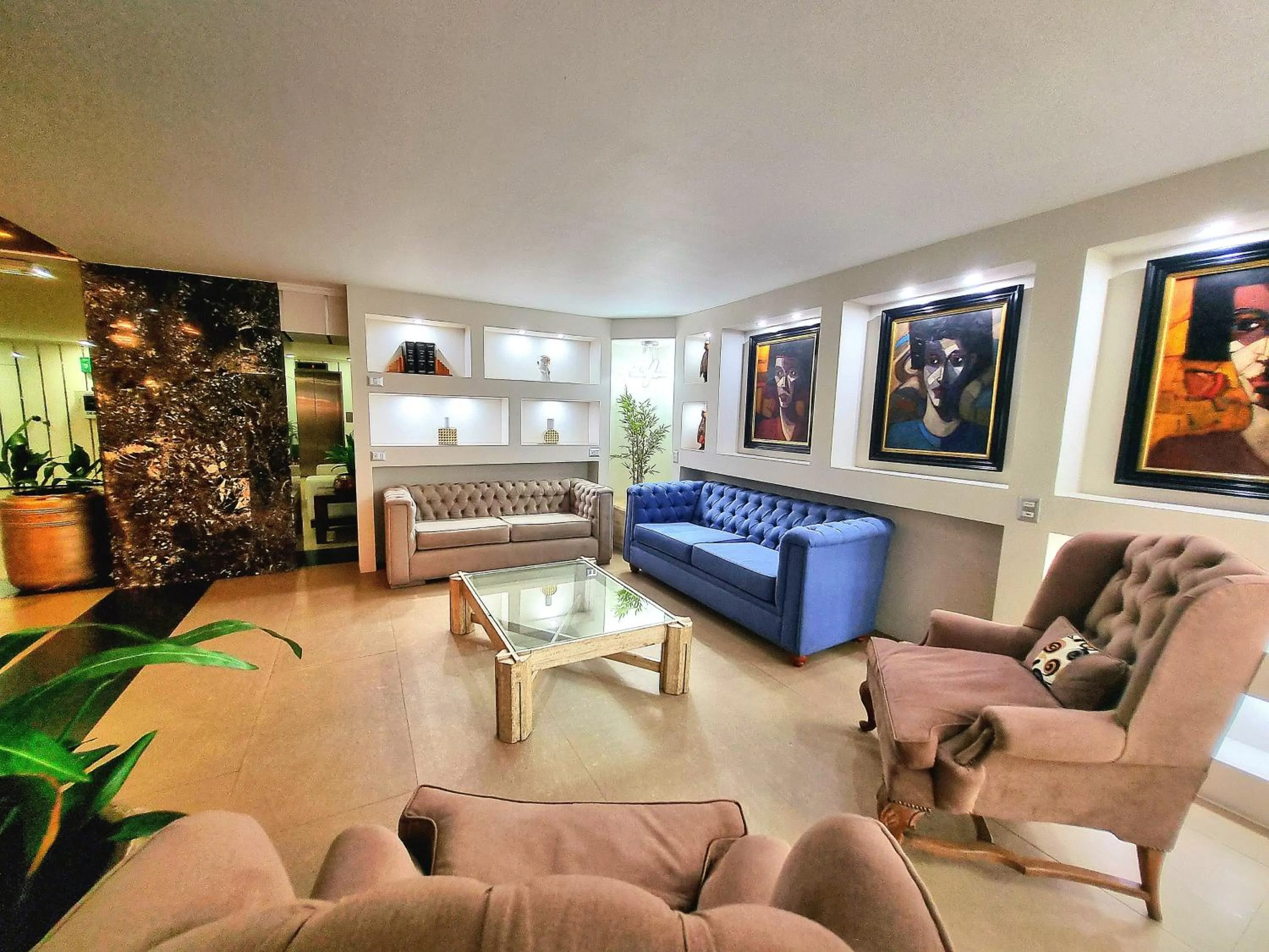 Living room in Hotel El Araucano