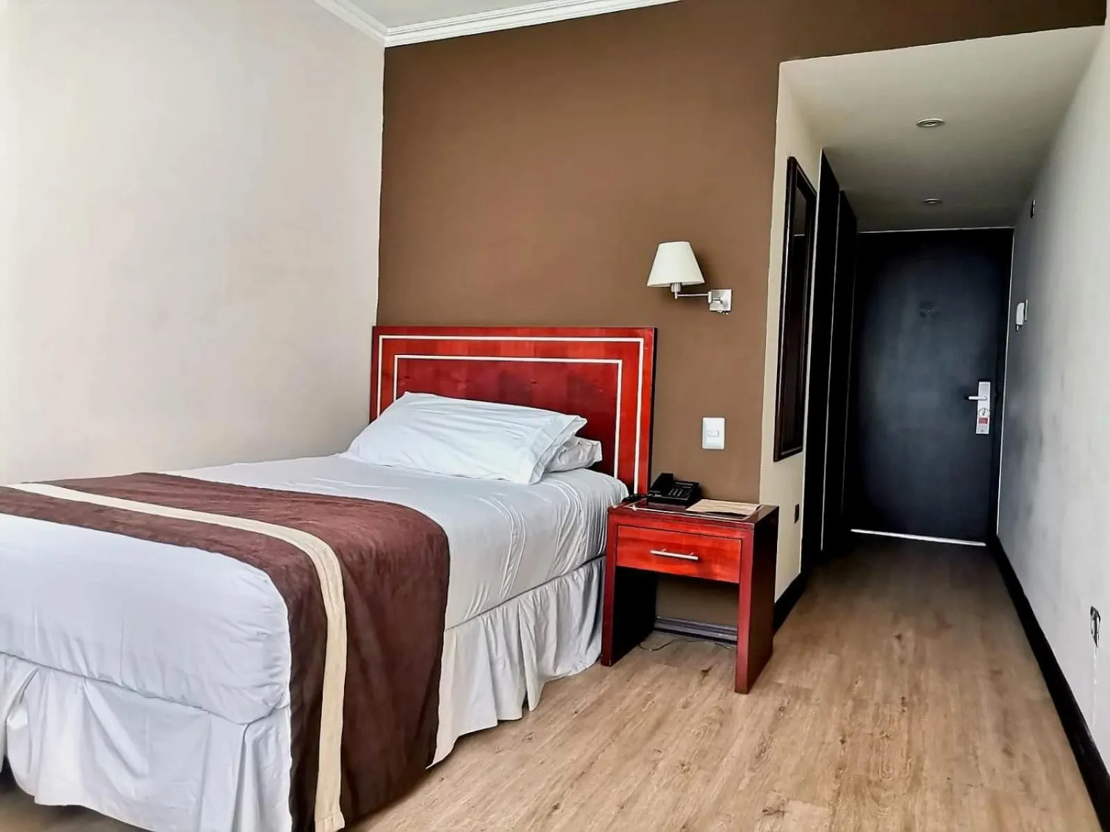 Bed in Hotel El Araucano