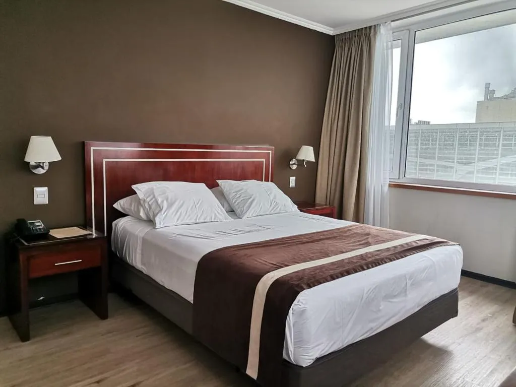 Bed in Hotel El Araucano