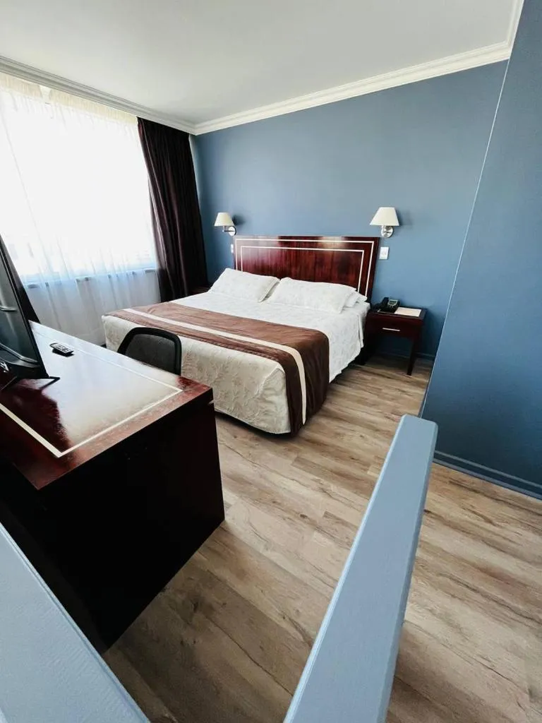 Bed in Hotel El Araucano