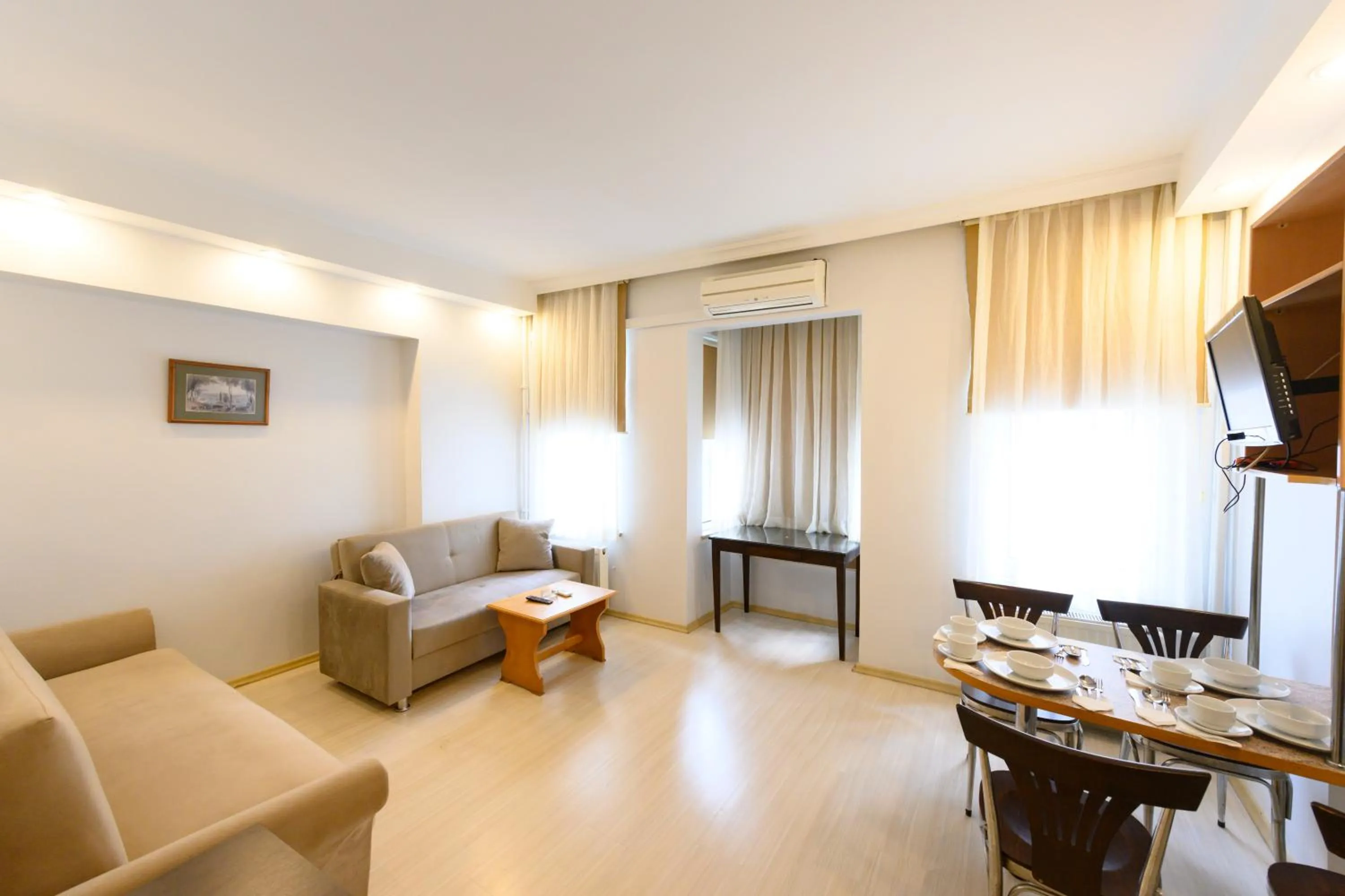 Living room, Bed in Entes Apart