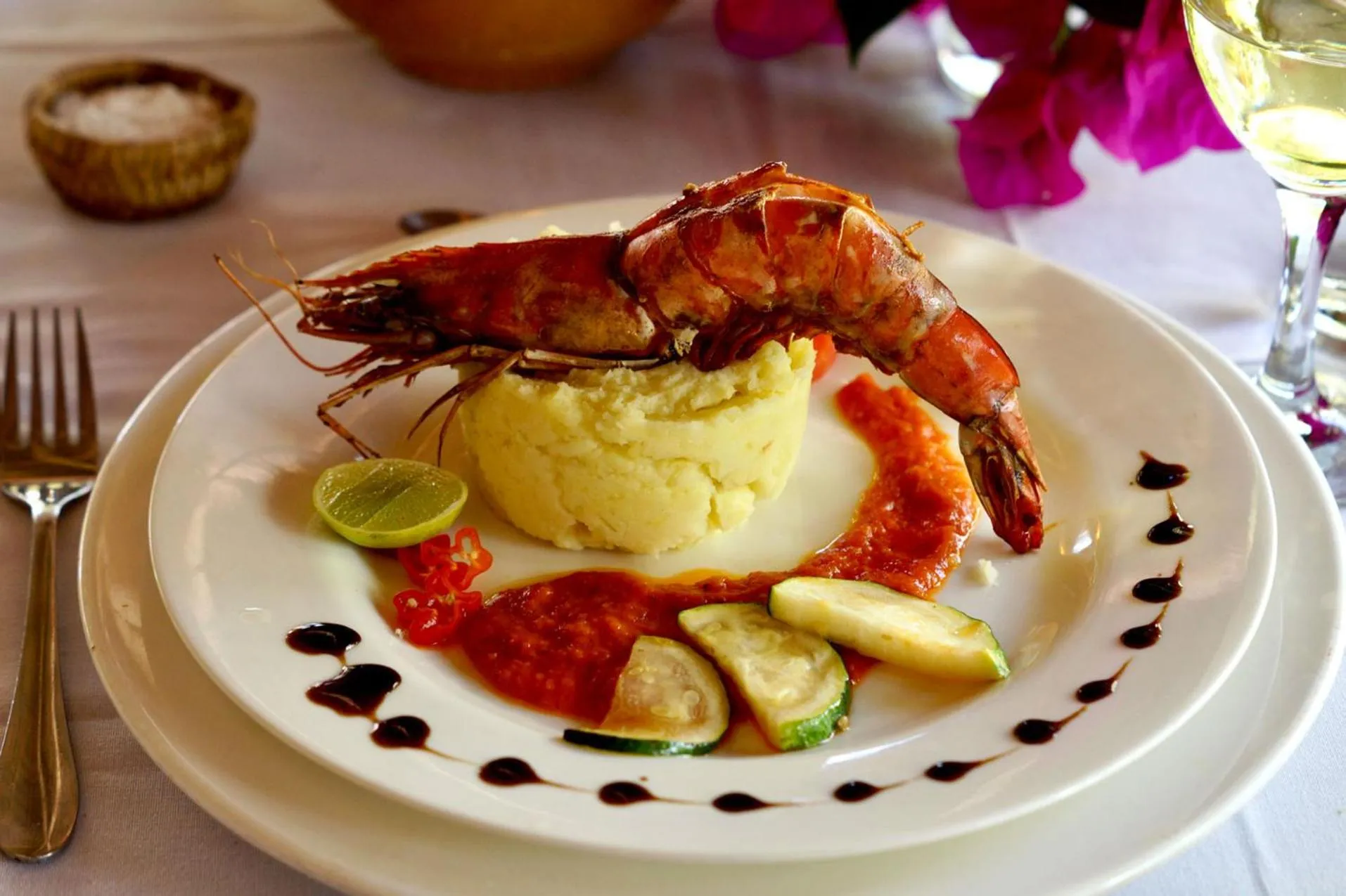 Food and drinks in Laguna Palace Zanzibar