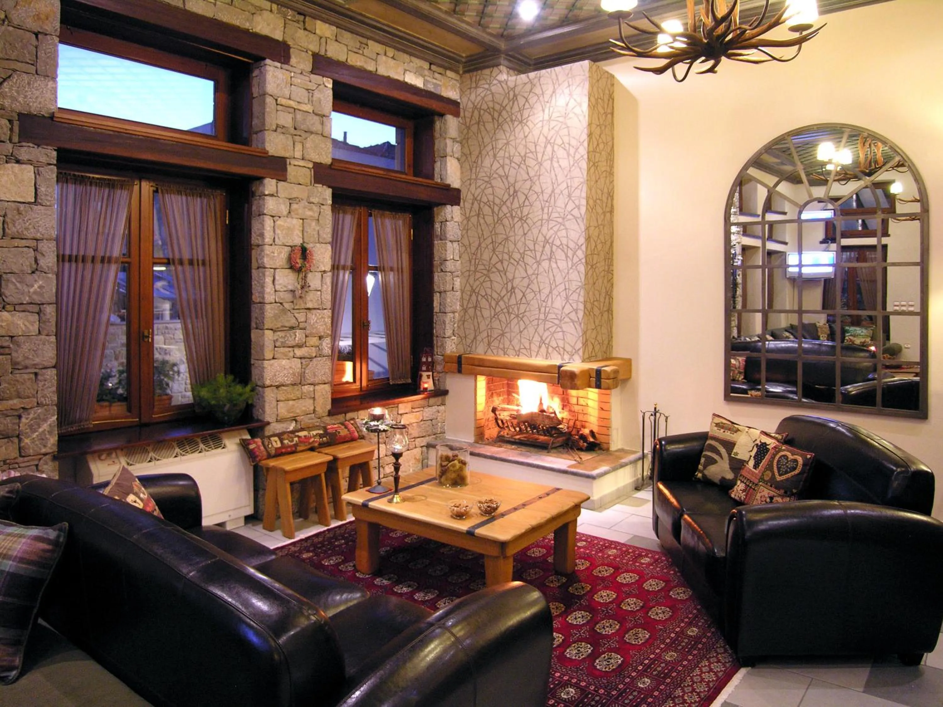 Lounge or bar in Ef Zin Hotel Arachova