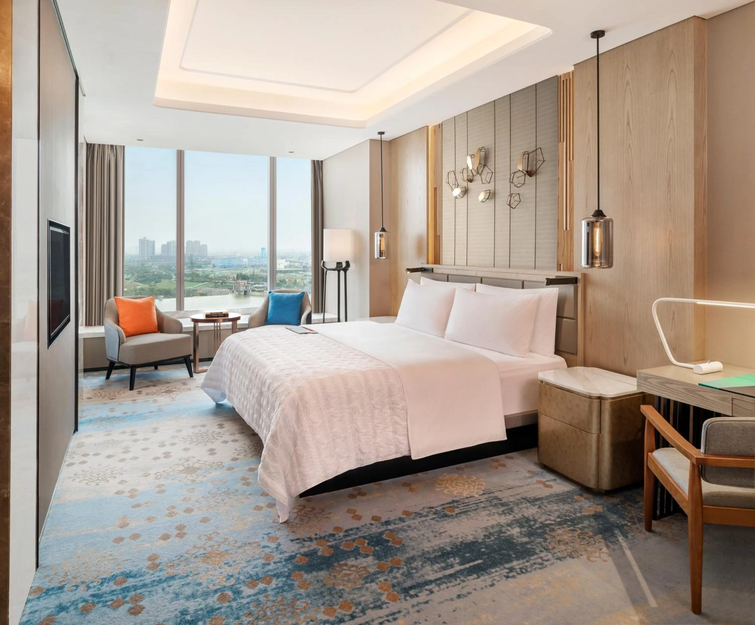 Bedroom, Bed in Le Meridien Xi'an Chanba