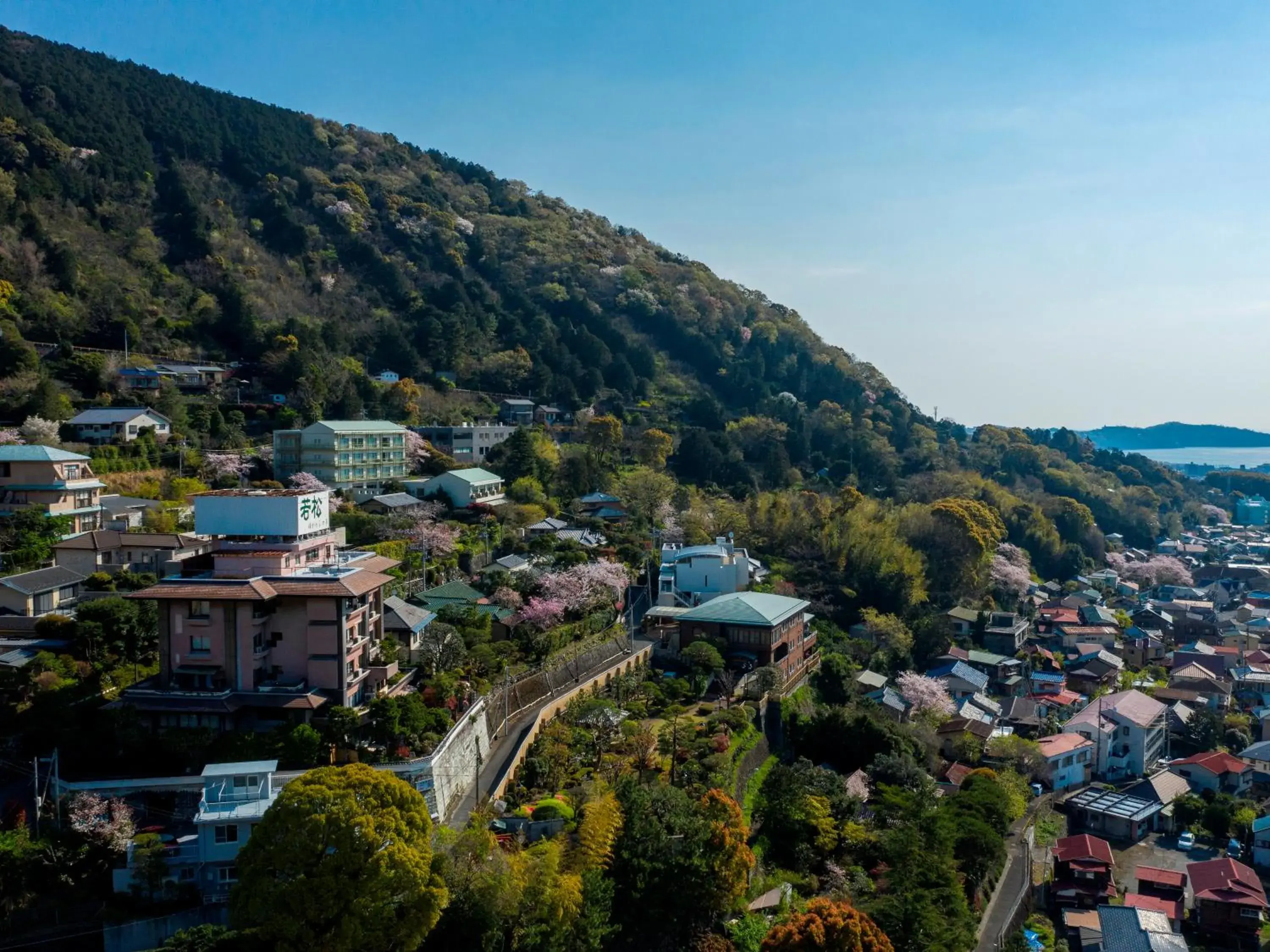 Bird's eye view in Wakamatsu HakoneYugawara Bird's eye view in Wakamatsu HakoneYugawara